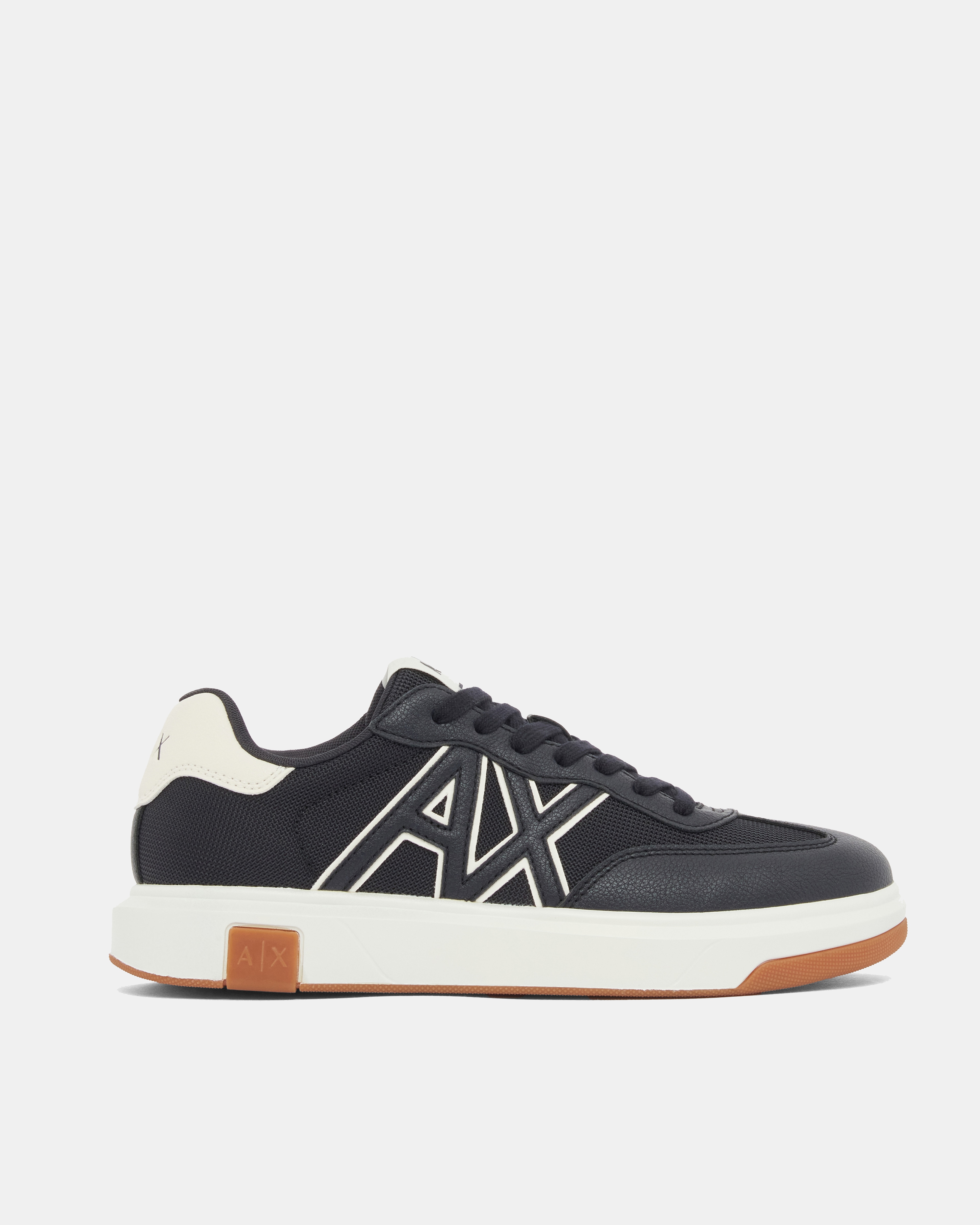 Armani Exchange - Zapatillas de hombre en canva con logo lateral.