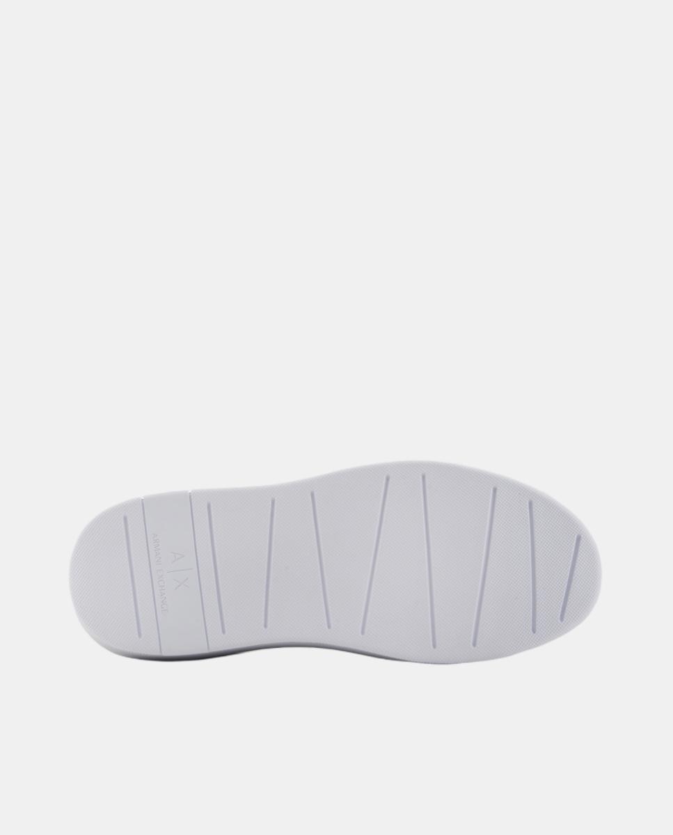 Sapatilhas Estilo Casual Lisas com Logótipo na Sola Branco-4
