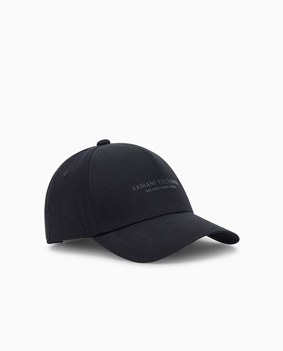 Boné de Algodão com Logótipo Azul-marinho-1