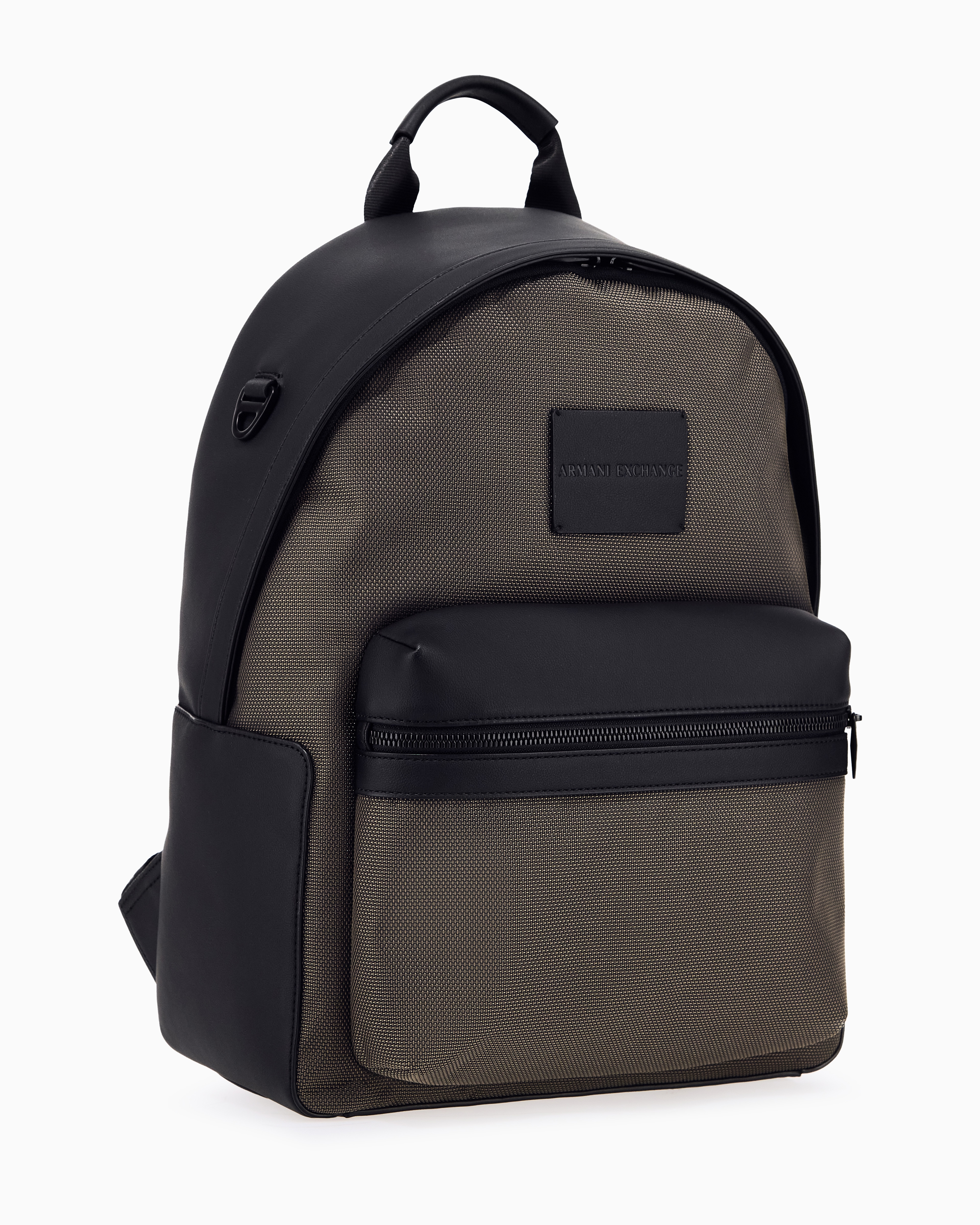 Mochila em Tecido Verde-militar-3