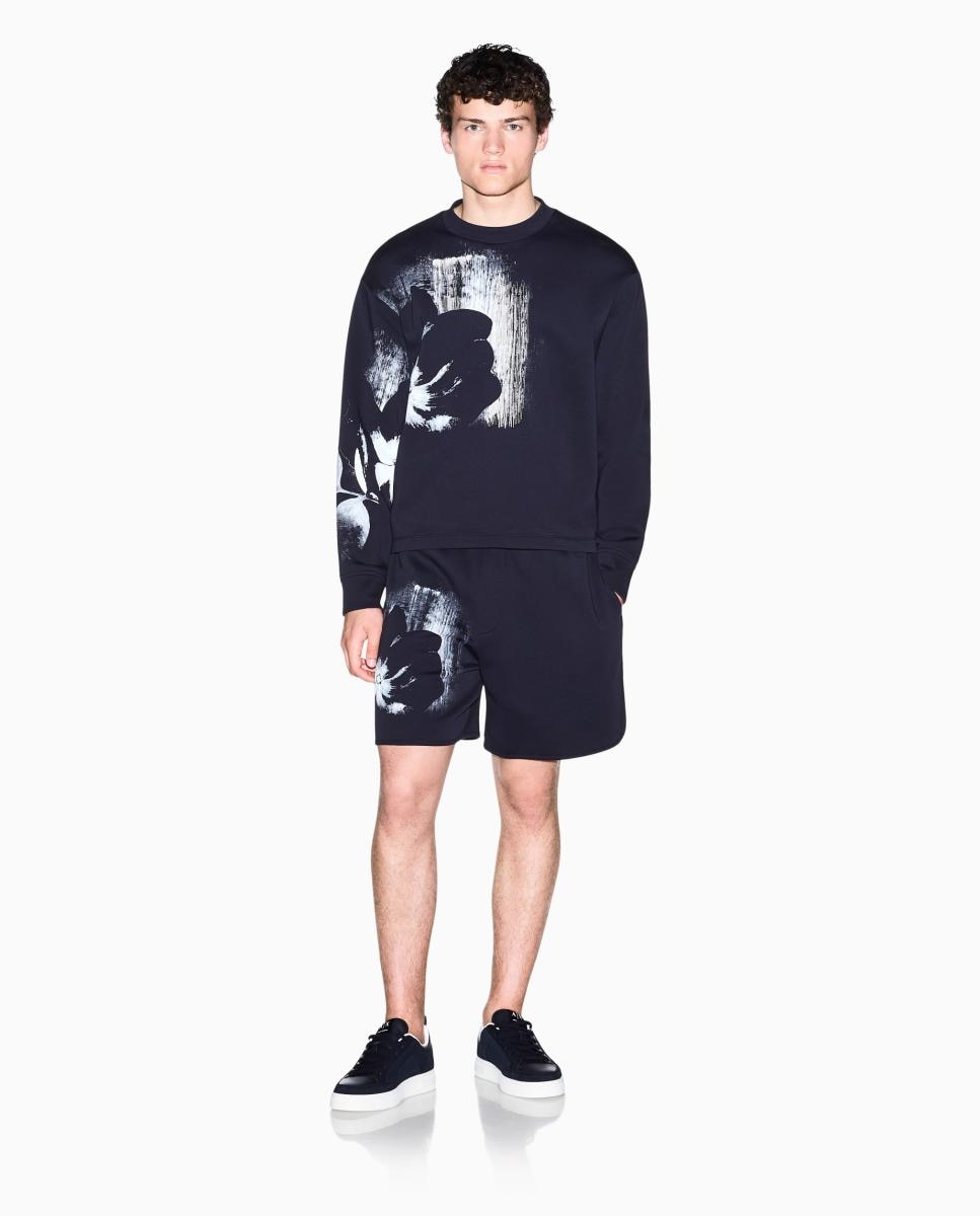 Imagem 0 de Bermudas de Felpa com Estampado