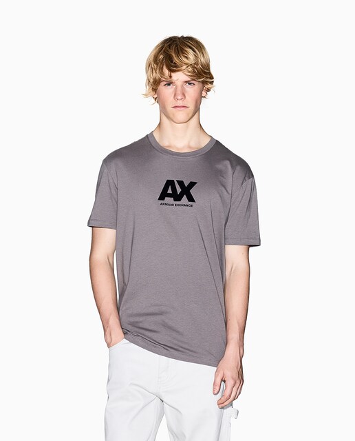 Imagen 0 de Camiseta de hombre manga corta con logo a contraste