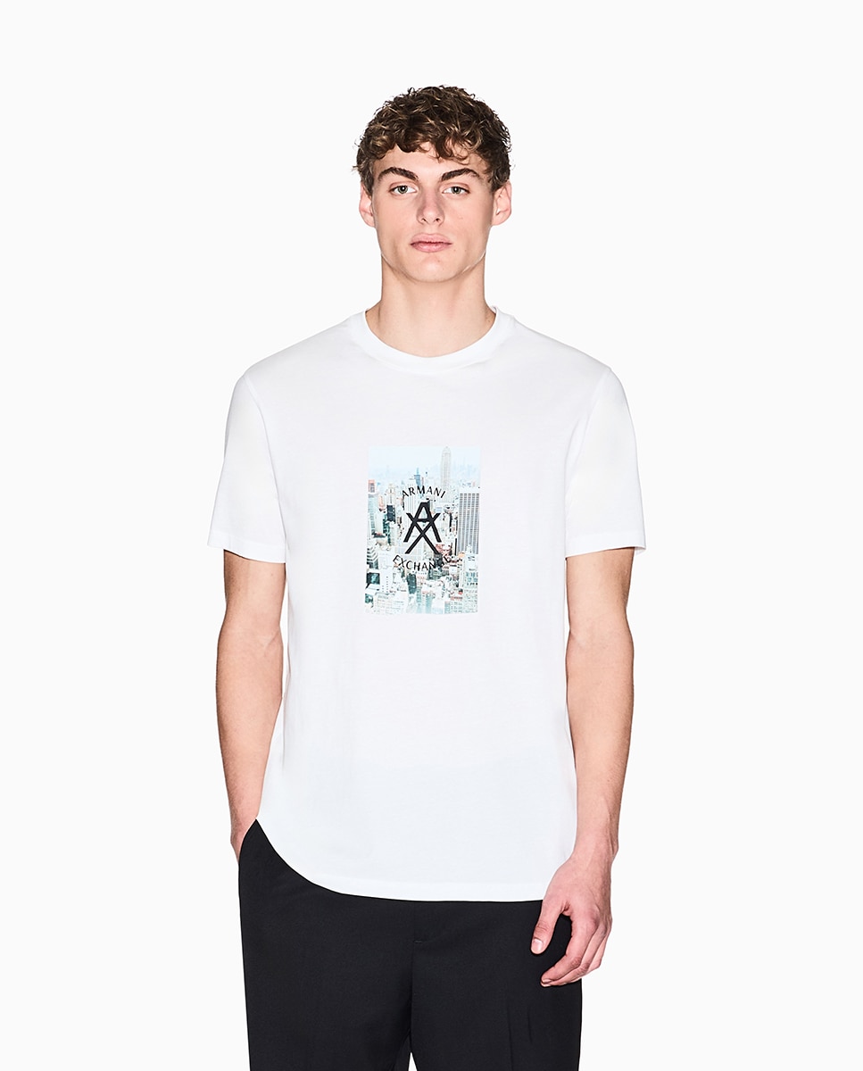 Imagem 0 de T-shirt Regular Fit com Manga Curta