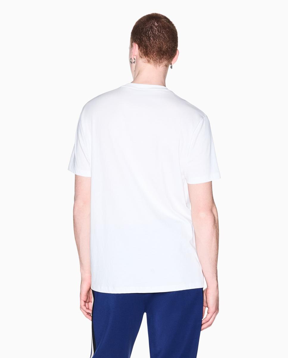 Camiseta de hombre manga corta con logo frontal - Armani Exchange - Blanco Blanco-5