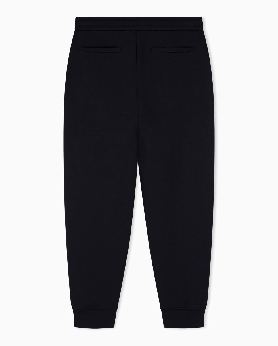 Pantalón deportivo de hombre corte regular con logo gold - Armani Exchange - Negro Negro-8