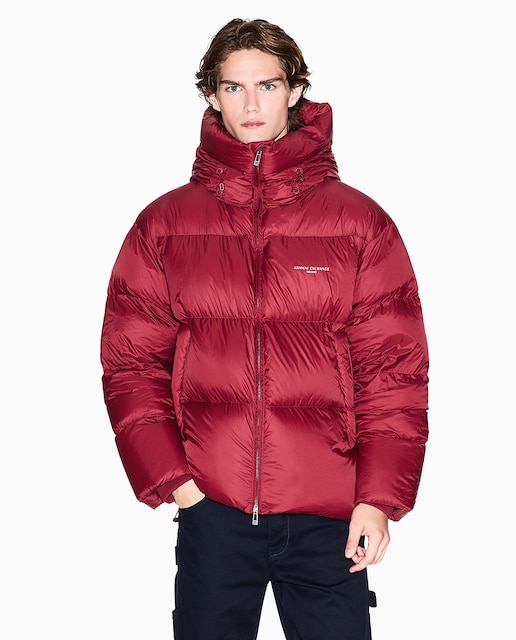 Imagen 0 de Plumífero de hombre acolchado real down con capucha