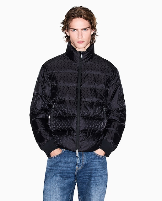 Imagen 0 de Plumífero de hombre acolchado en nylon con logos