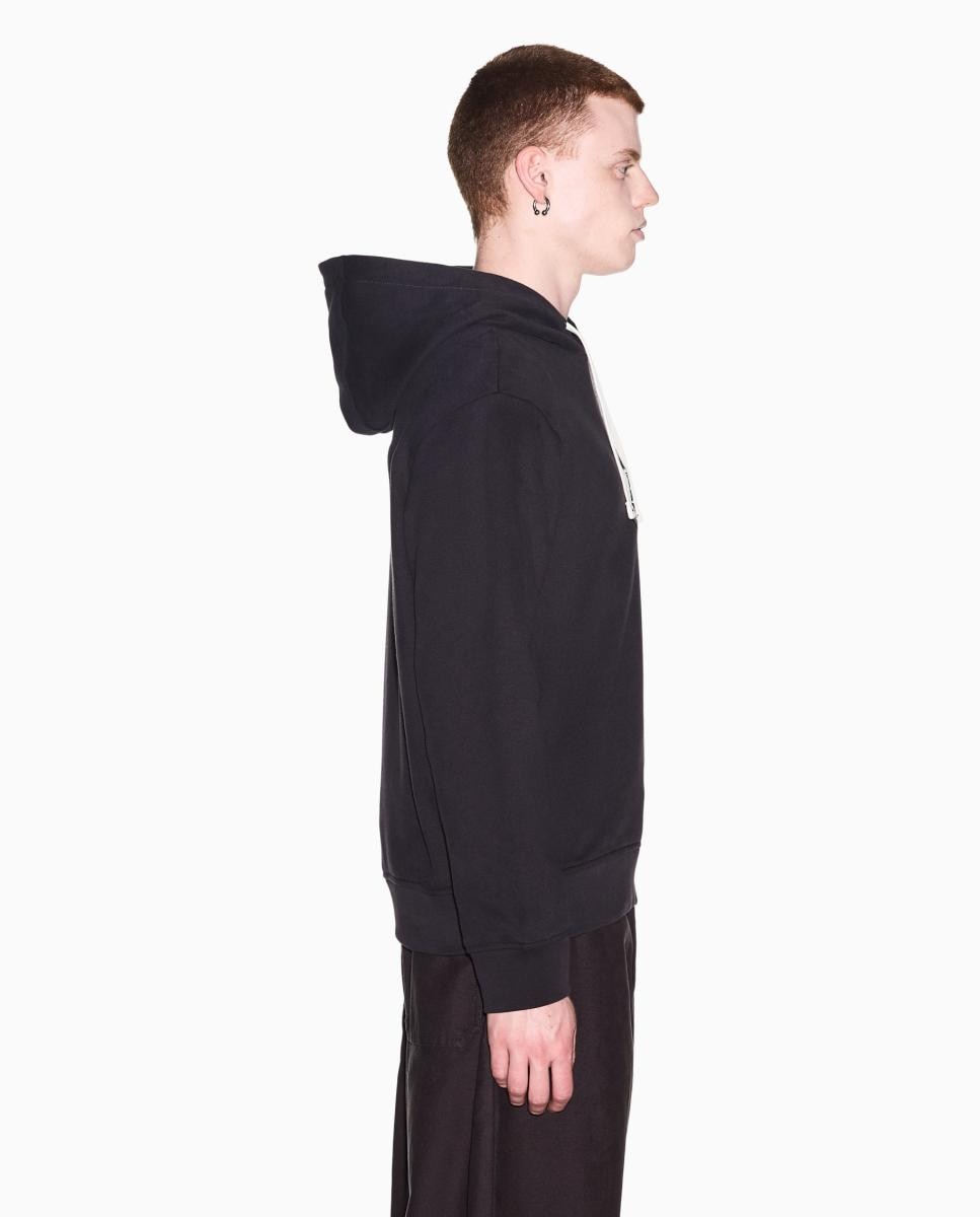 Sweatshirt com Logótipo College e Capuz Castanho-4