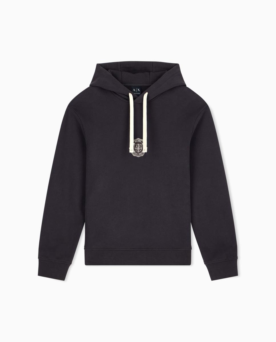 Sweatshirt com Logótipo College e Capuz Castanho-6