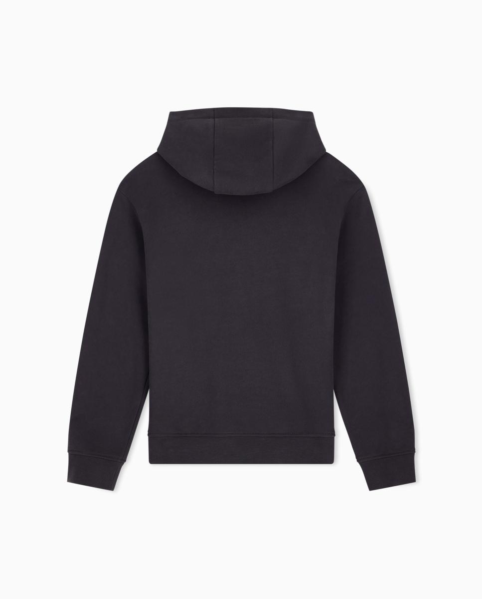 Sweatshirt com Logótipo College e Capuz Castanho-7