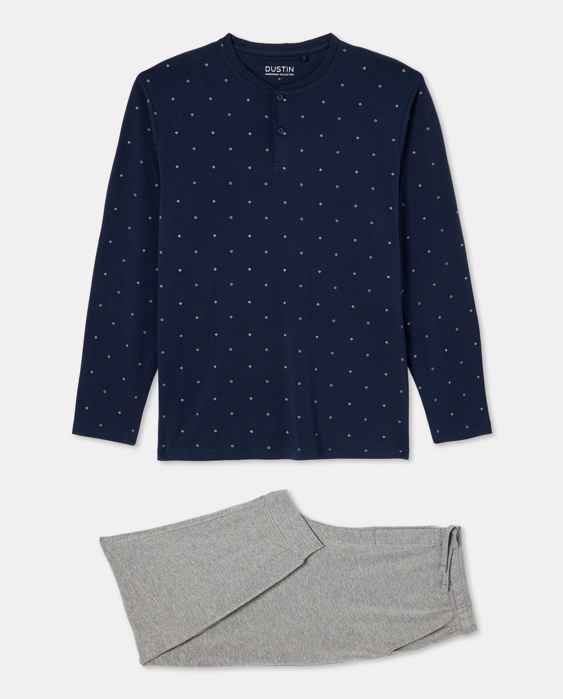 Pijama Comprido com Fantasia Azul-marinho-3