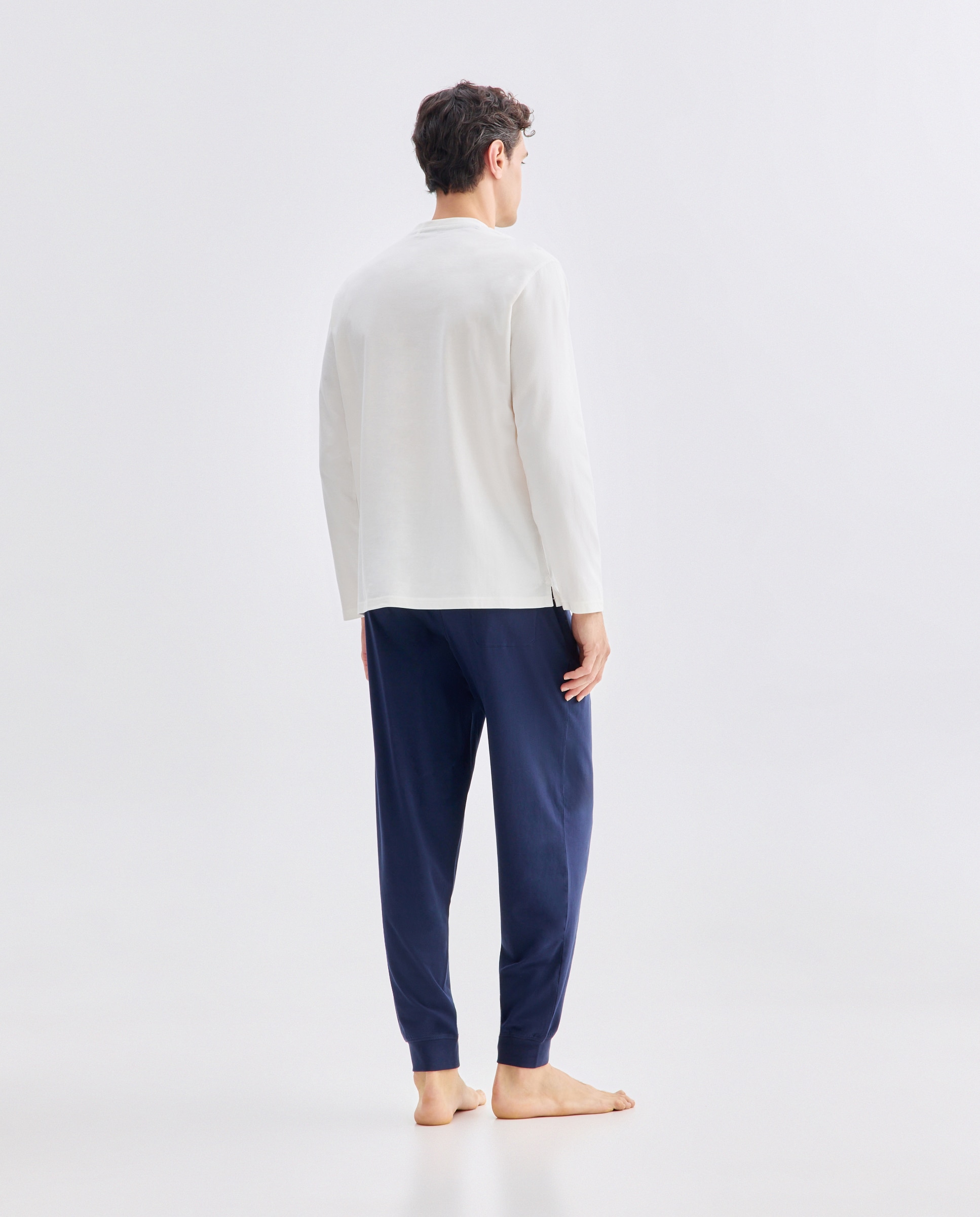 Pijama Comprido com Fantasia Branco-2