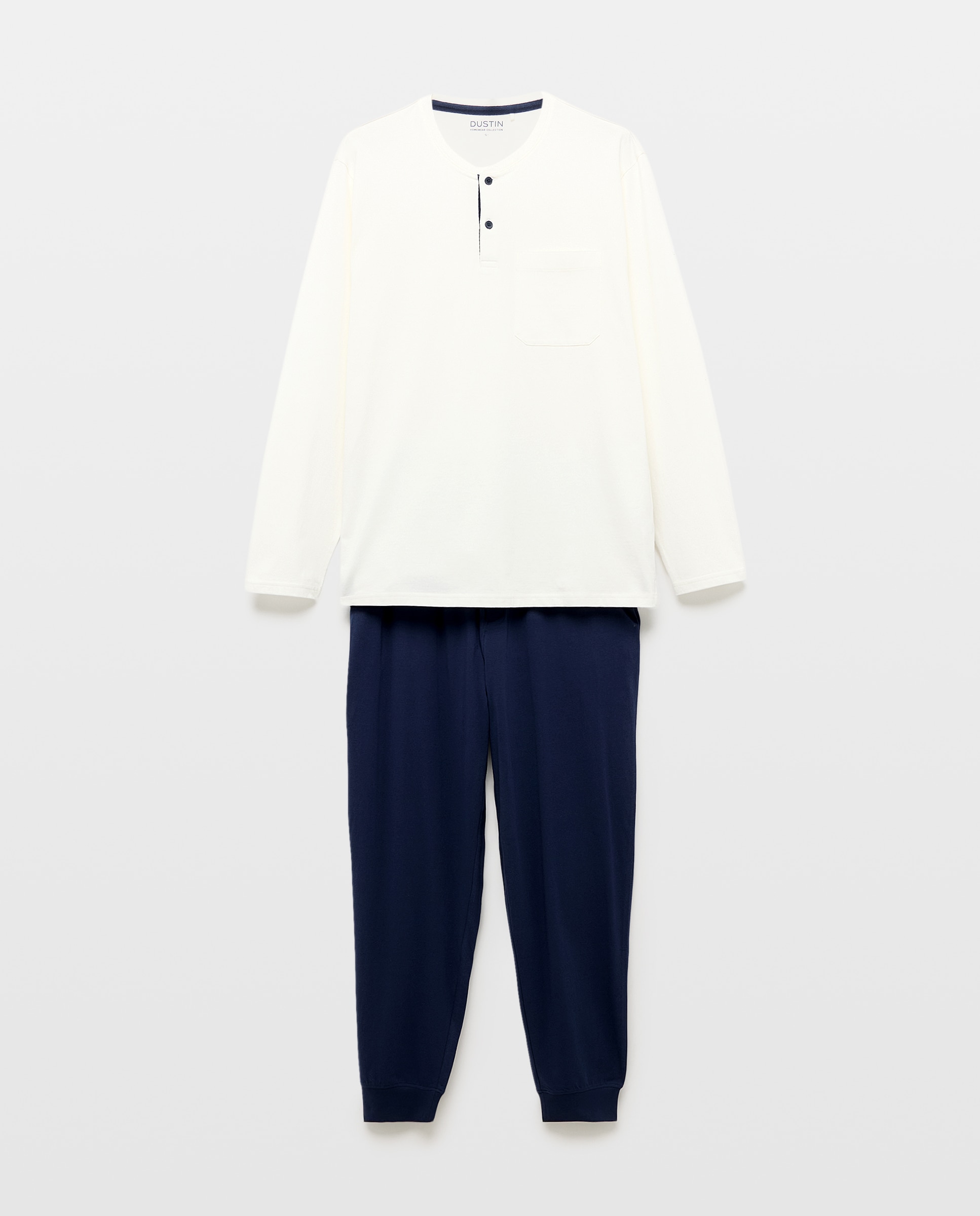 Pijama Comprido com Fantasia Branco-3
