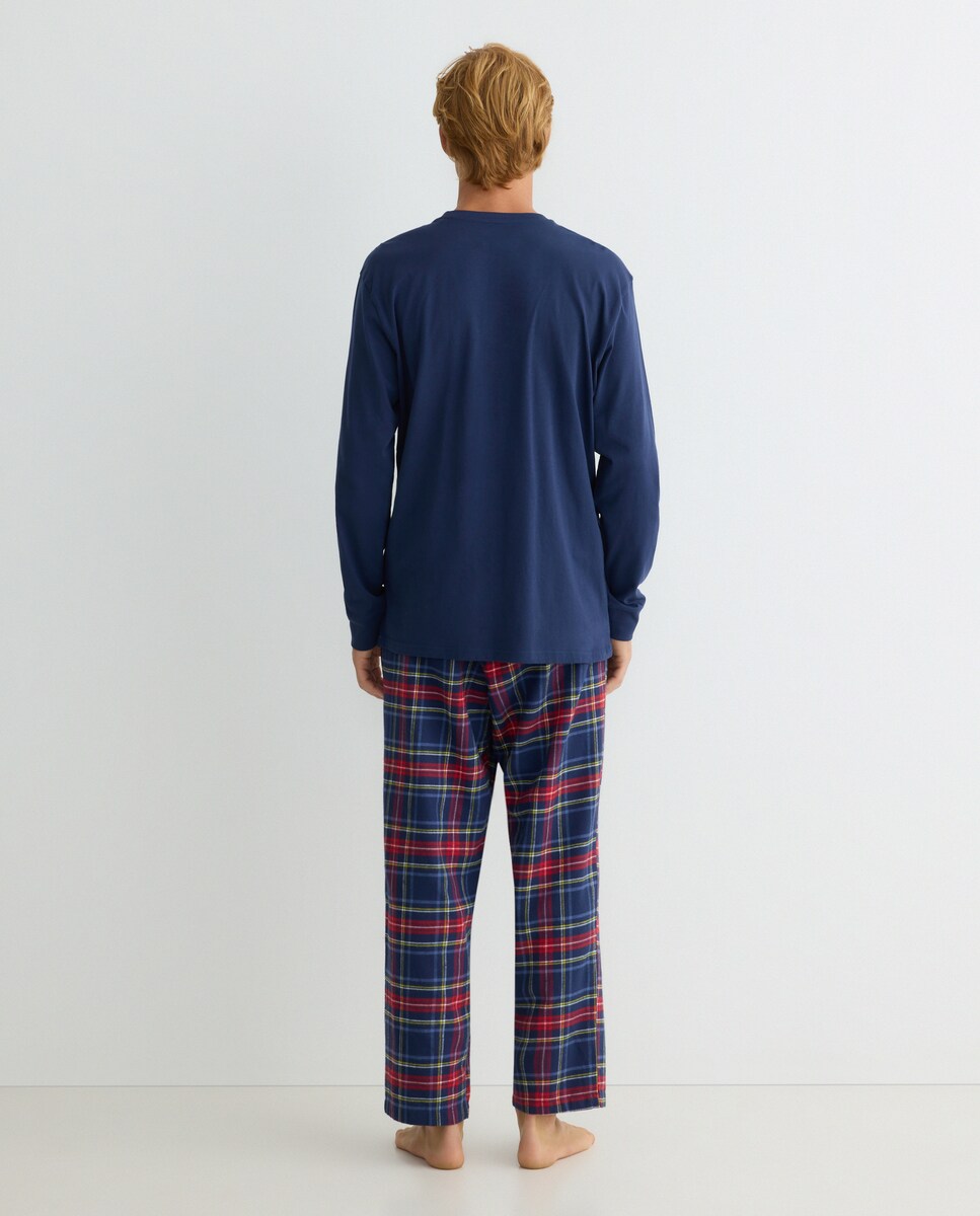 Pijama Natal Azul-marinho-2