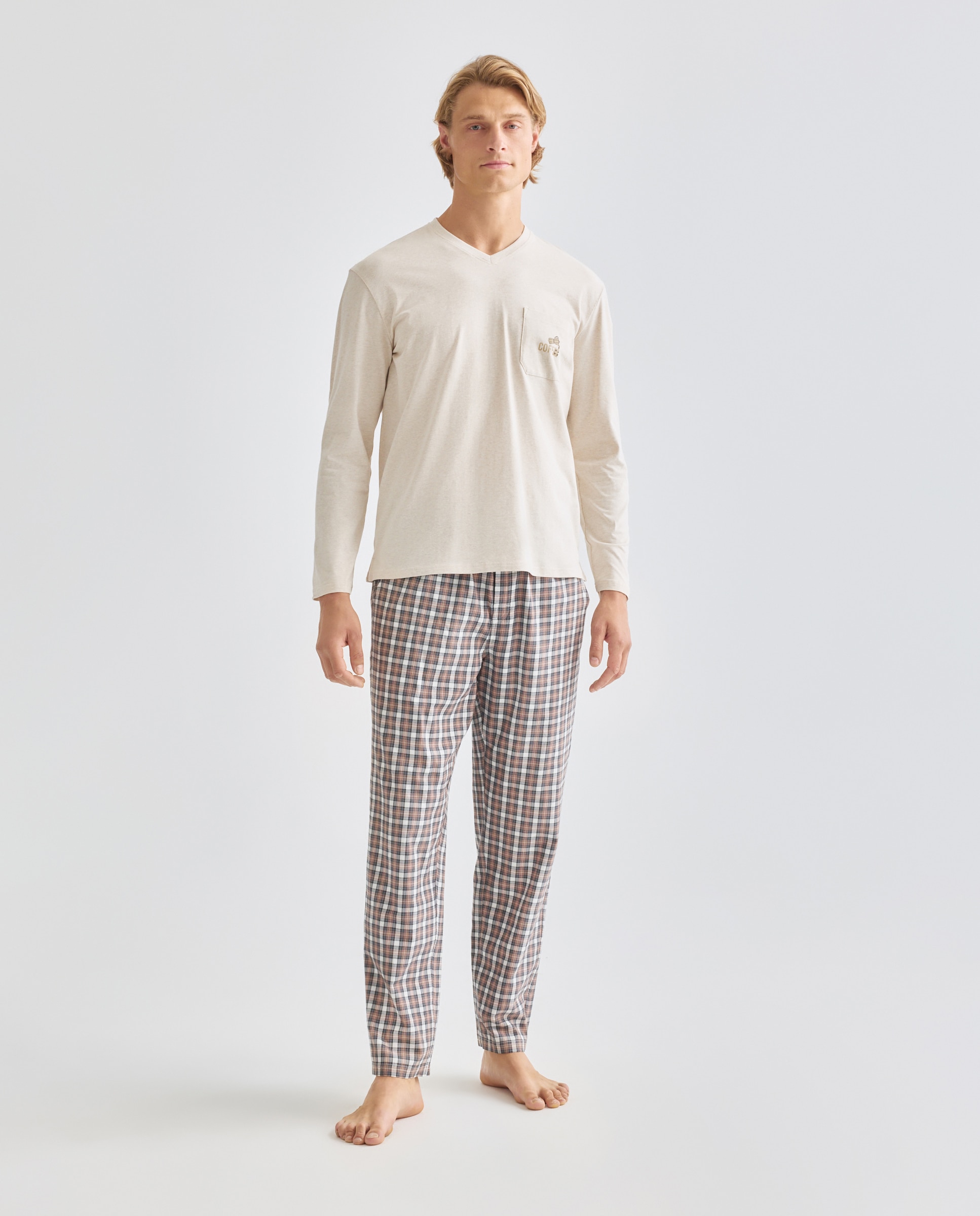 Imagem 0 de Pijama Comprido Misto com Fantasia