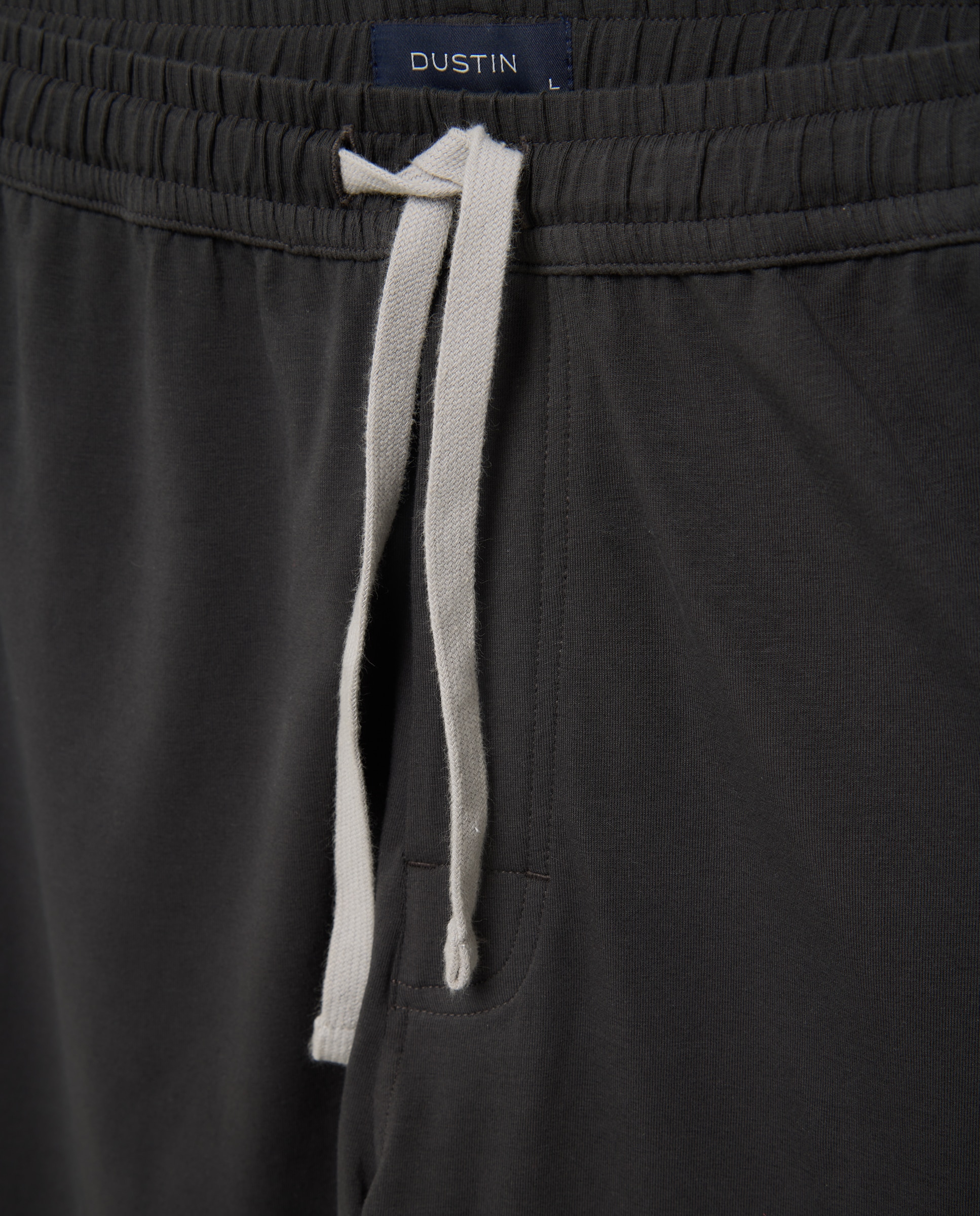 Pijama largo de punto rayas algodón - Dustin - elastano de hombre - Gris Gris-4