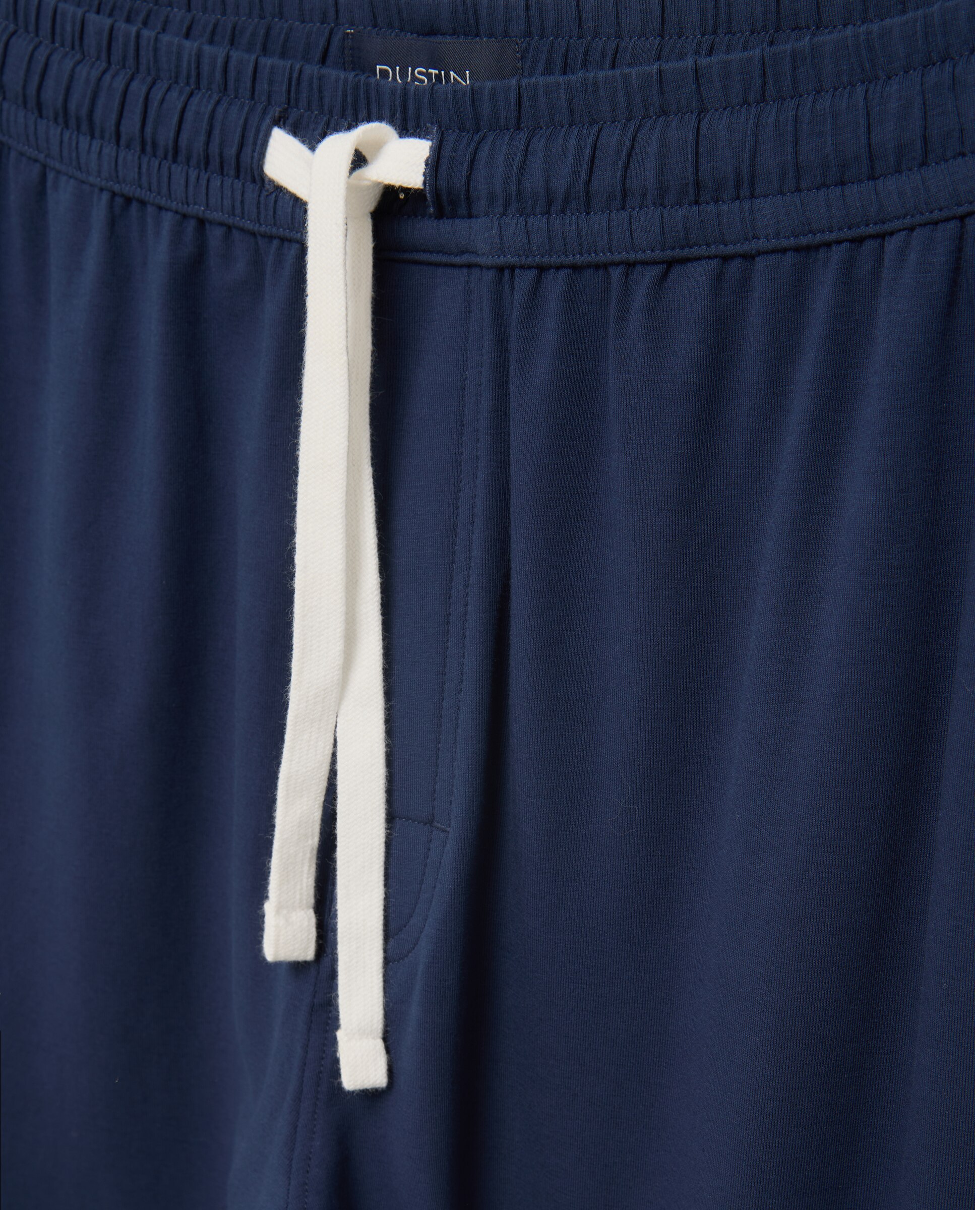 Pijama largo de punto rayas algodón - Dustin - elastano de hombre - Azul marino Azul marino-4