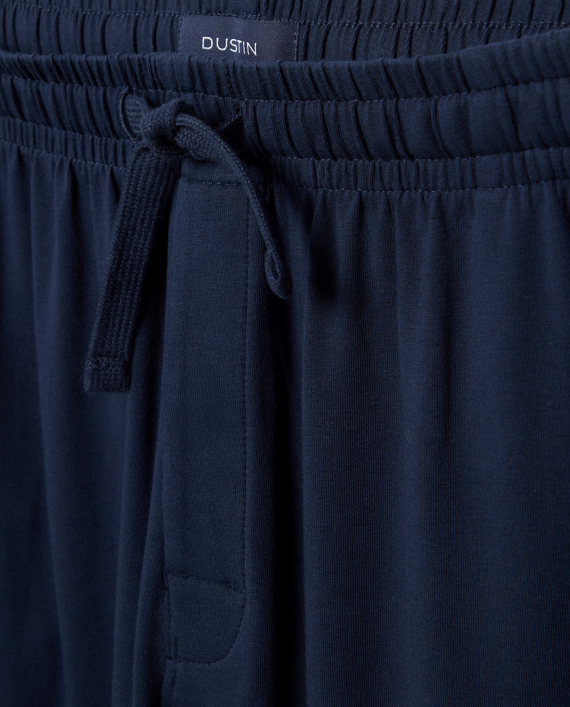 Pantalon largo de punto liso algodón - Dustin - elastano de hombre - Azul marino Azul marino-5