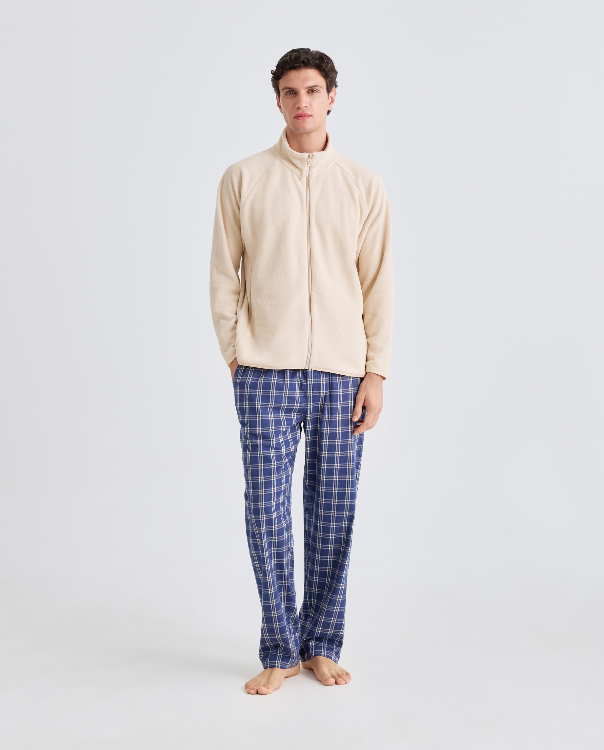 Imagen 0 de Pantalón pijama largo hombre Azul marino