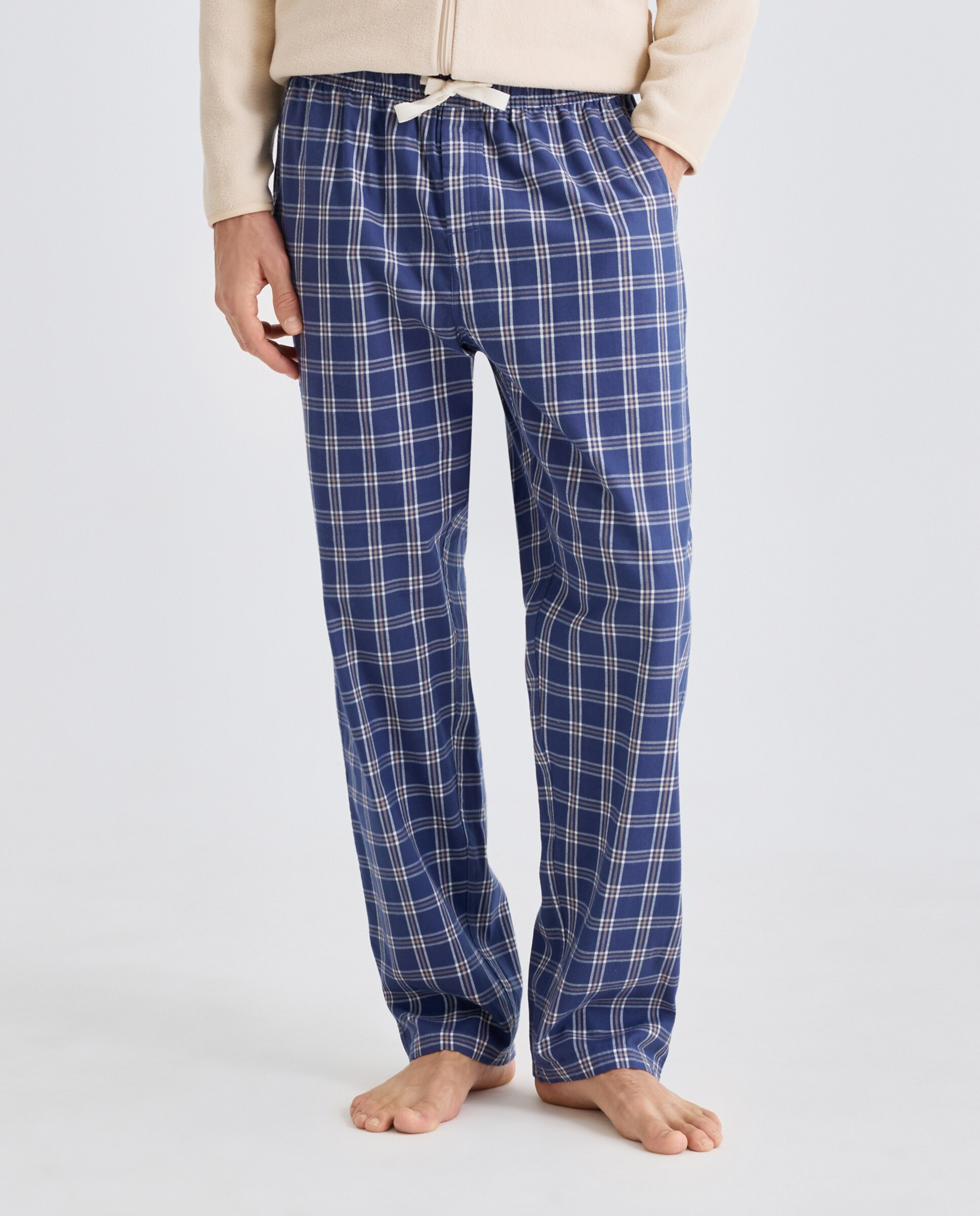 Pantalón pijama largo hombre - Dustin - Azul marino Azul marino-2