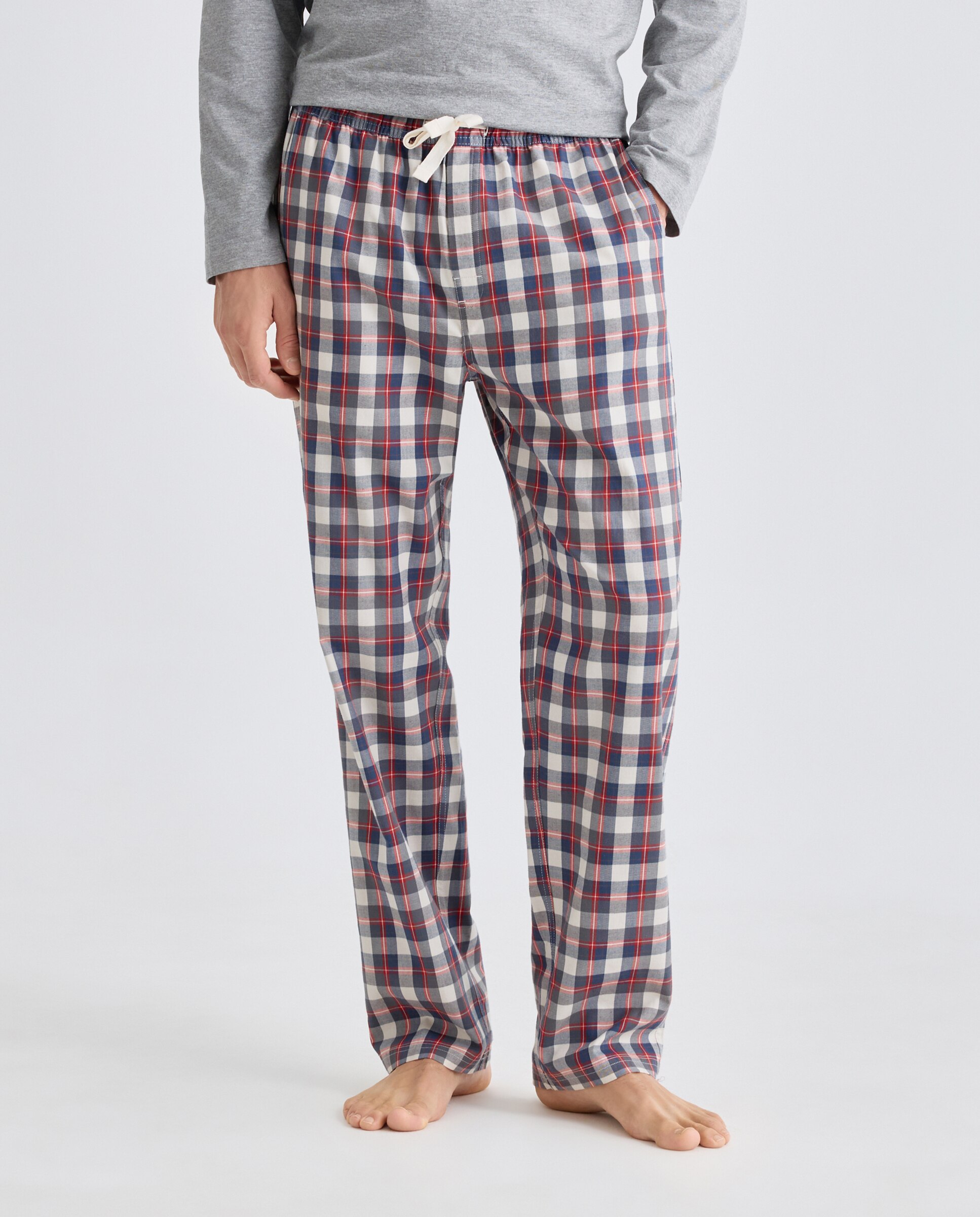 Pantalón pijama largo hombre - Dustin - Gris claro Gris claro-2
