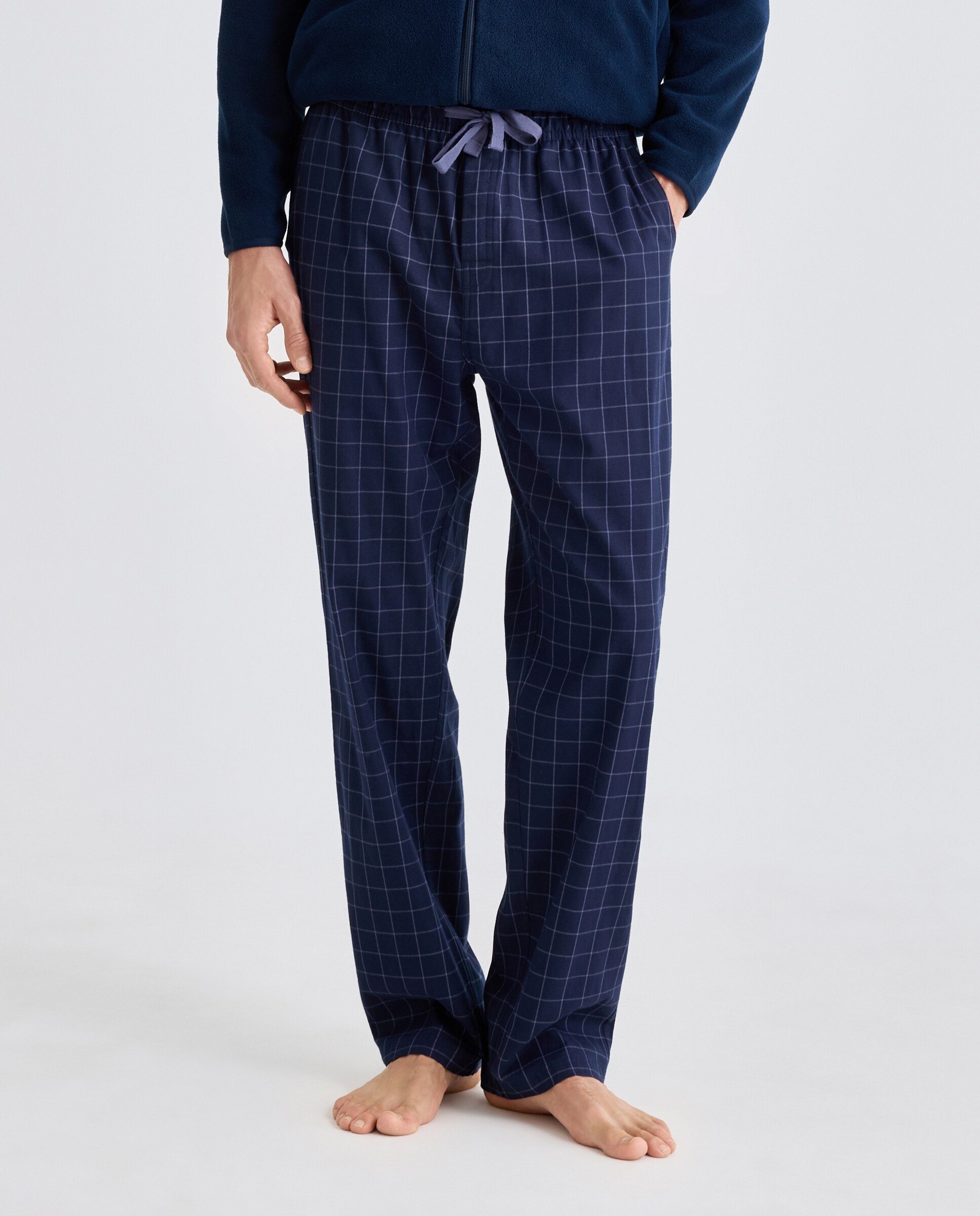 Pantalón pijama largo hombre - Dustin - Azul marino Azul marino-2