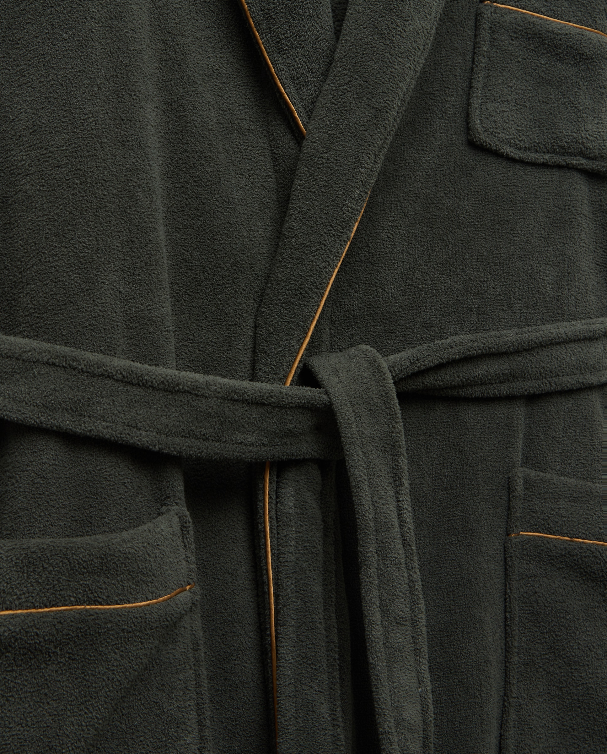 Robe Liso em Velour Verde-escuro-2