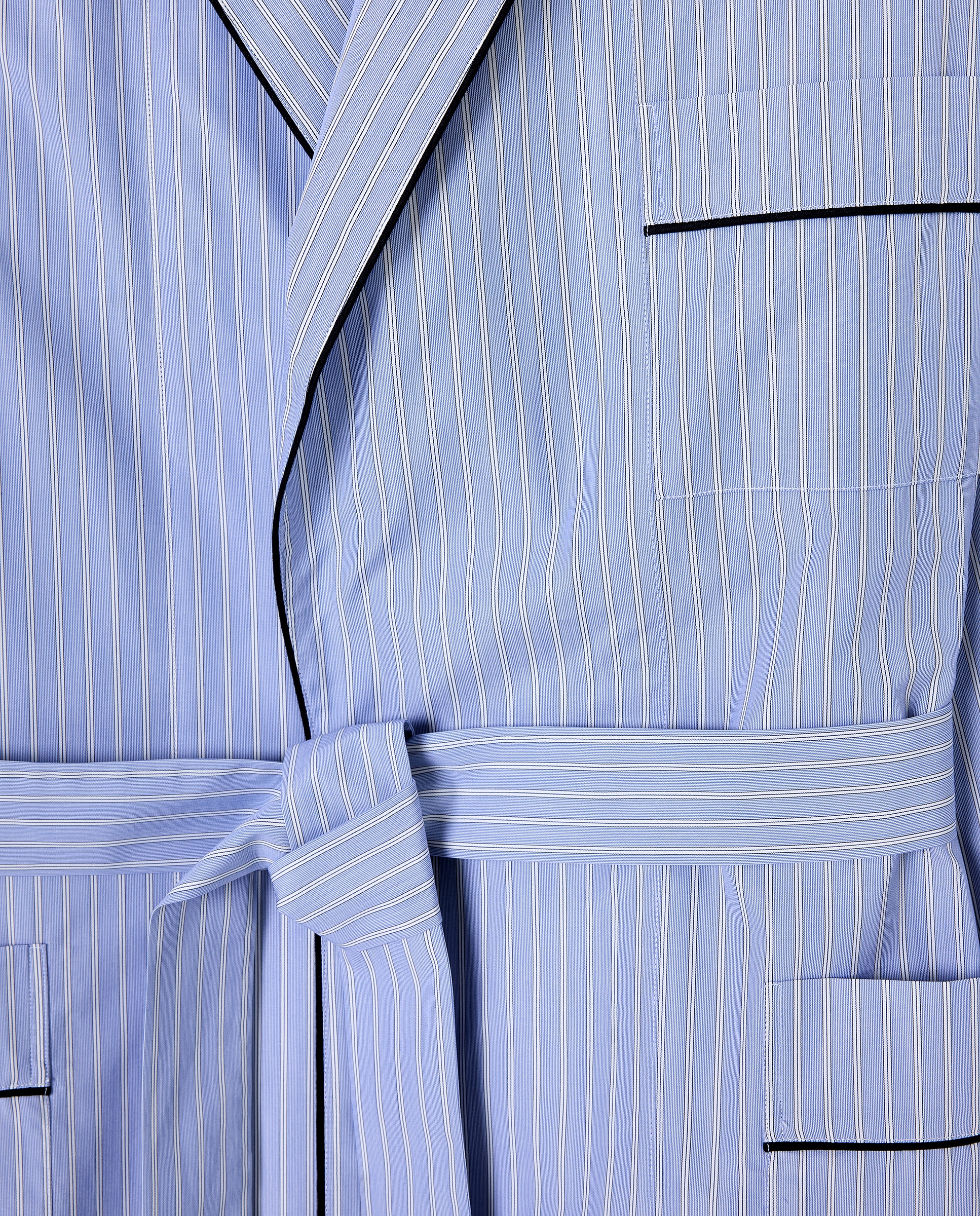 Robe de Algodão Multirriscas 400 Azul-5