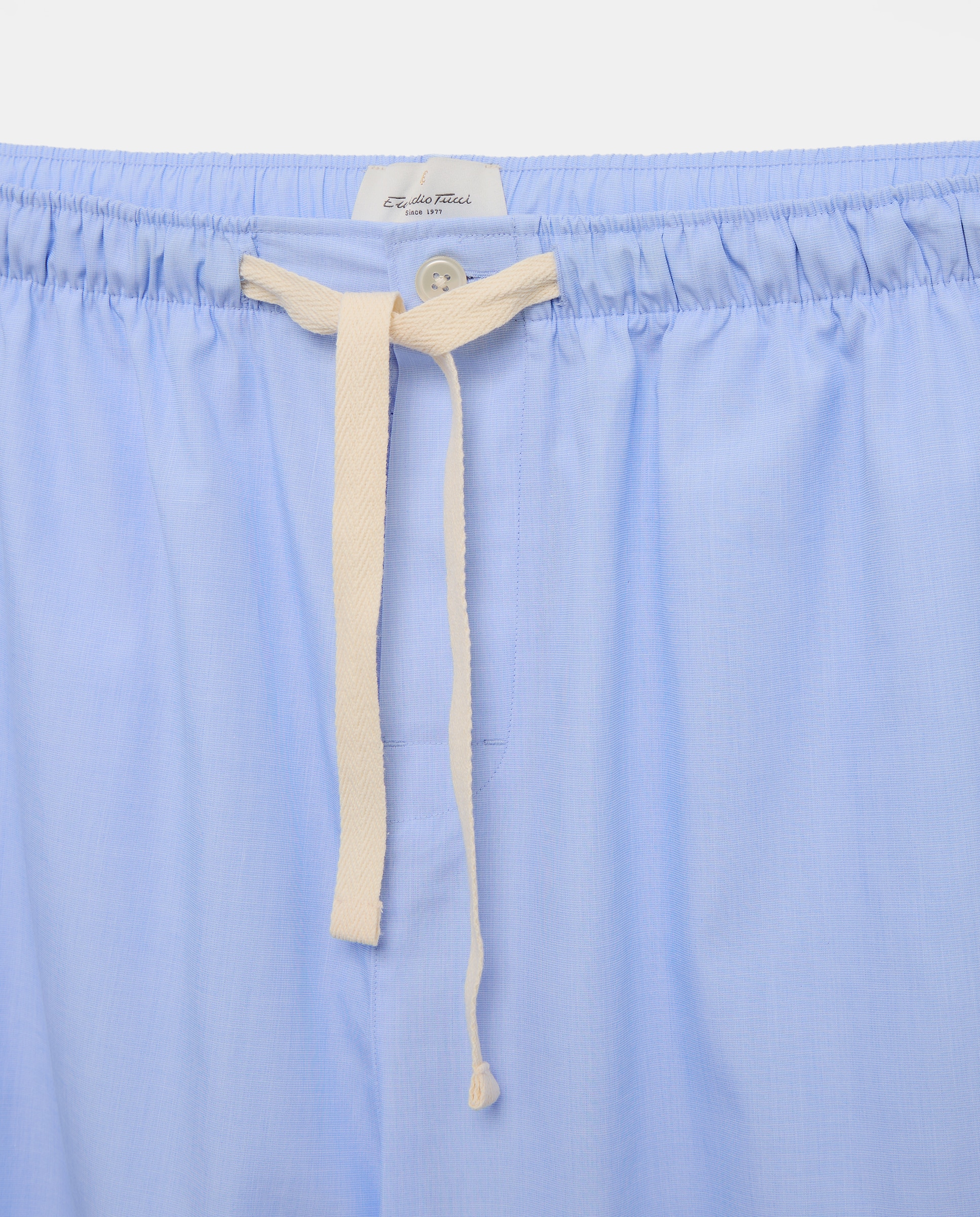 Pijama de Popelina Liso Azul-marinho-4