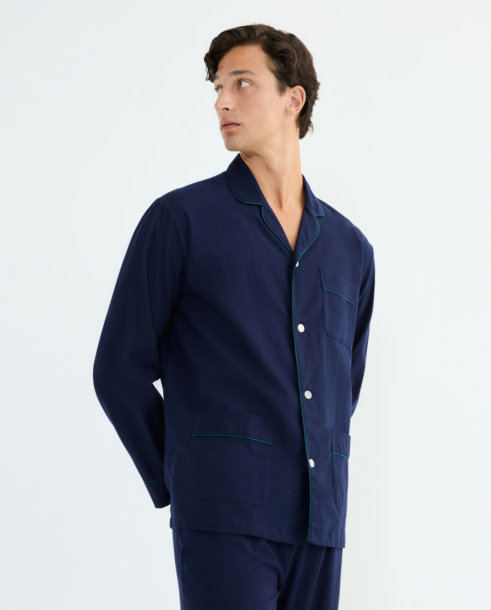 Imagem 0 de Pijama Liso de Flanela