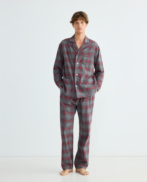 Imagem 0 de Pijama de Flanela aos Quadrados