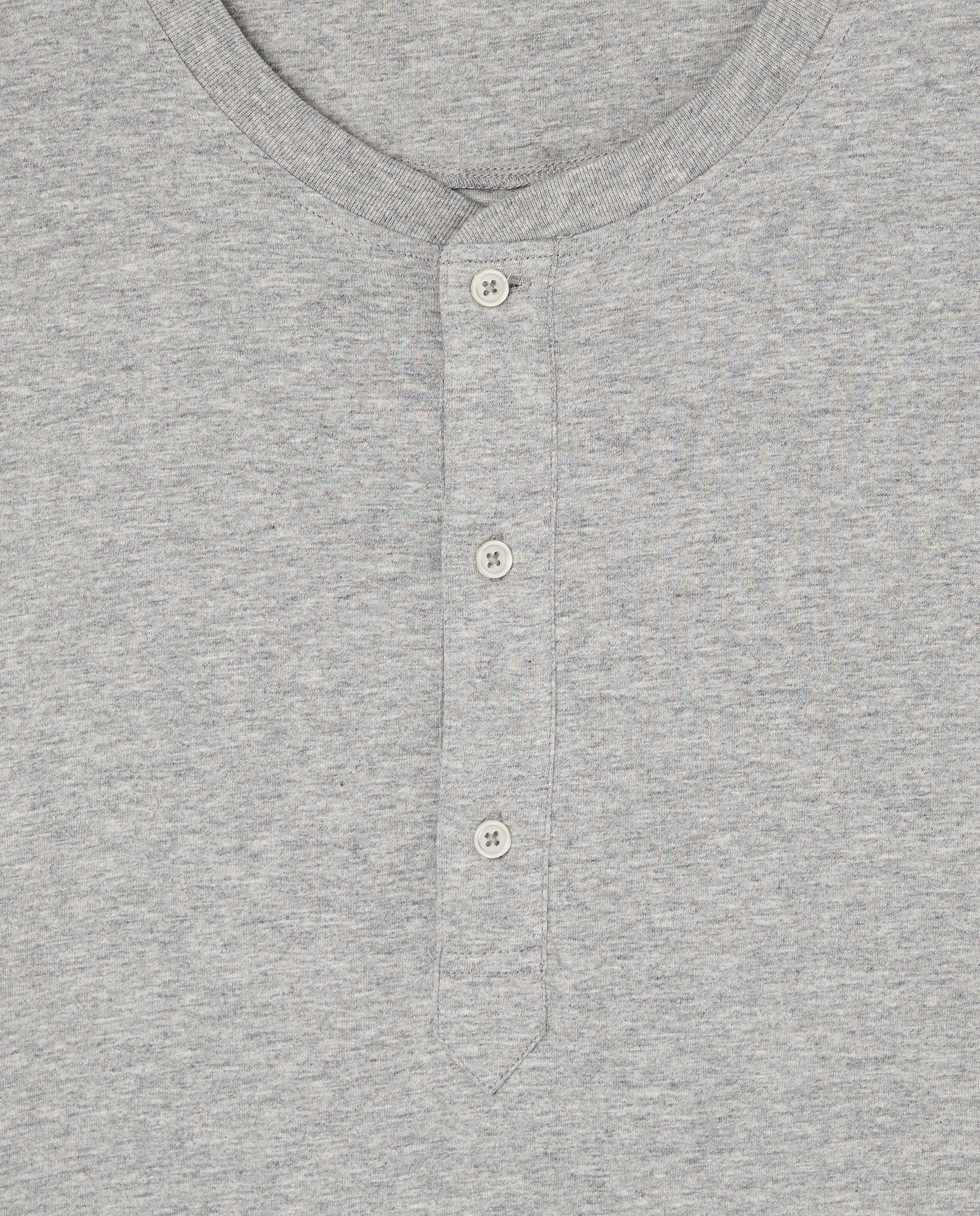 Camisola de Algodão Sustentável com Gola Tipo Padeiro e Manga Comprida 820 Cinzento Médio-5