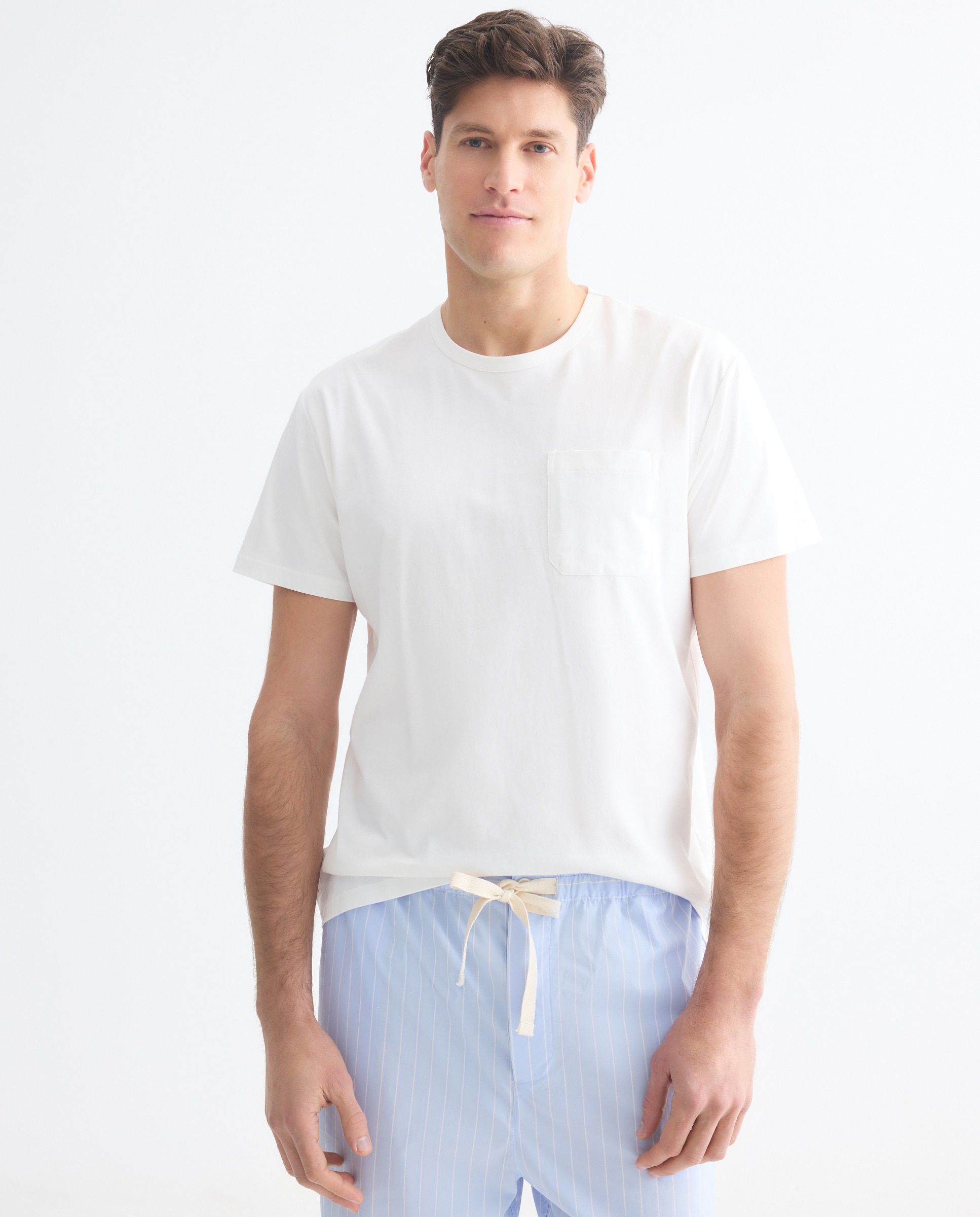 Camisola de Pijama Branco-1