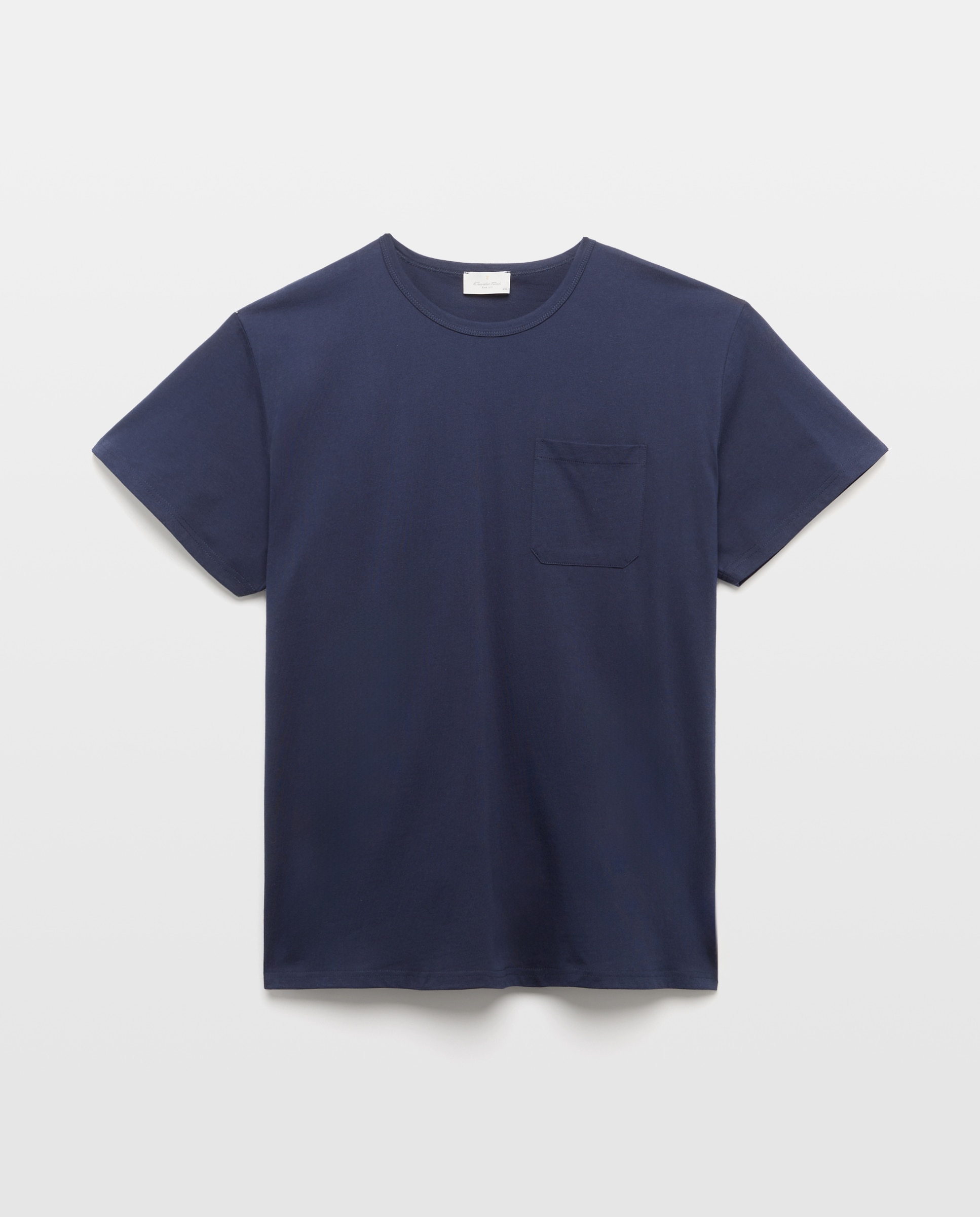 Camisola de Pijama com Algodão Sustentável Azul-marinho-4