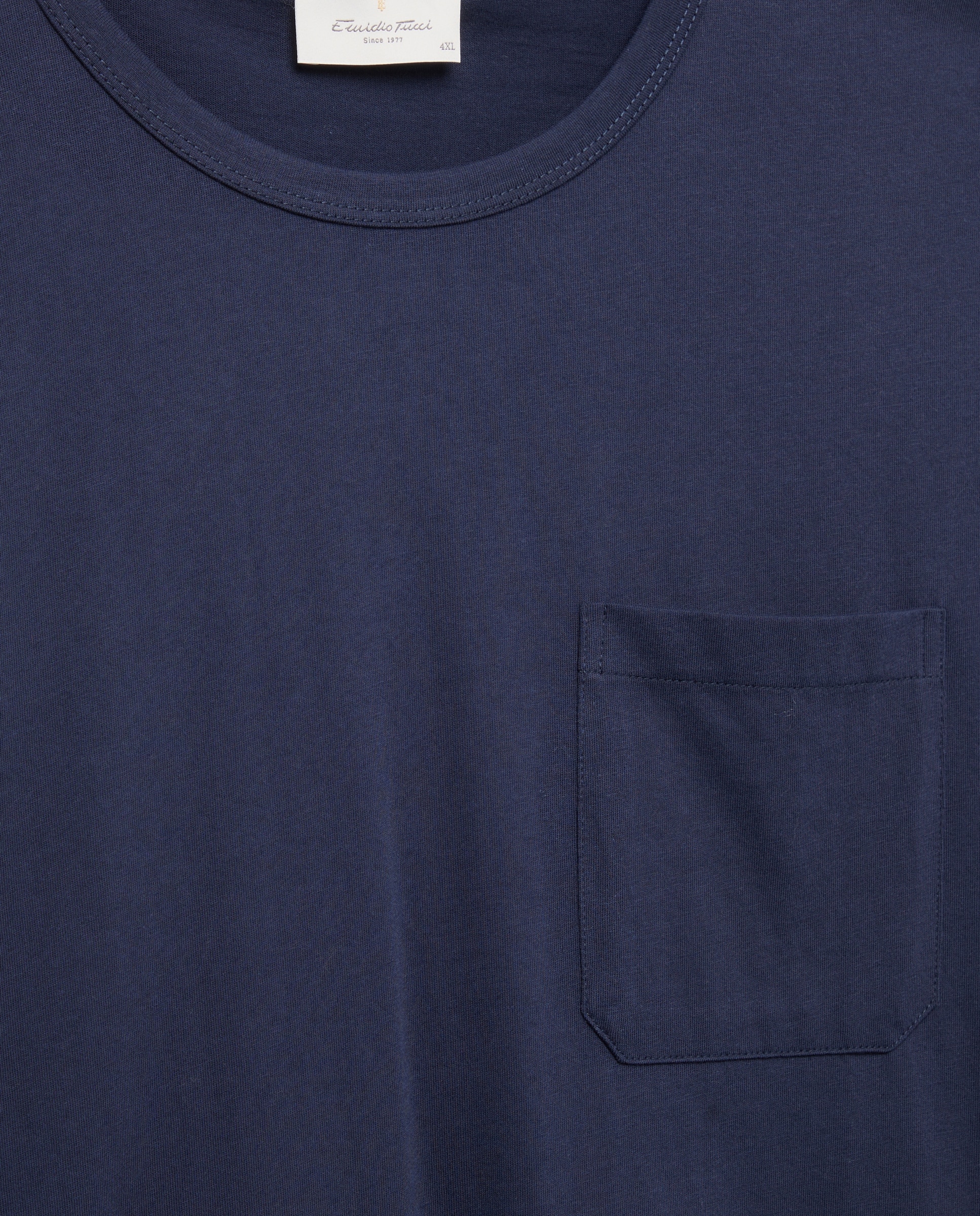 Camisola de Pijama com Algodão Sustentável Azul-marinho-5