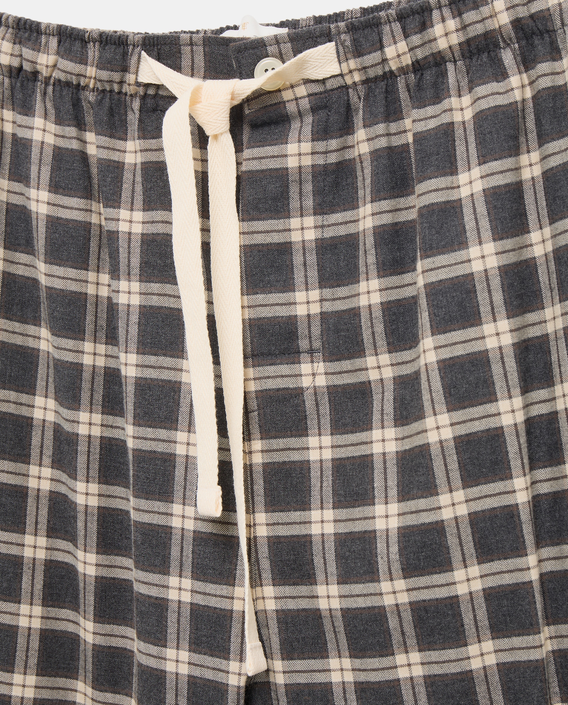 Pijama cuadros viyela 100% algodón sostenible hombre - Emidio Tucci - Gris Gris-4