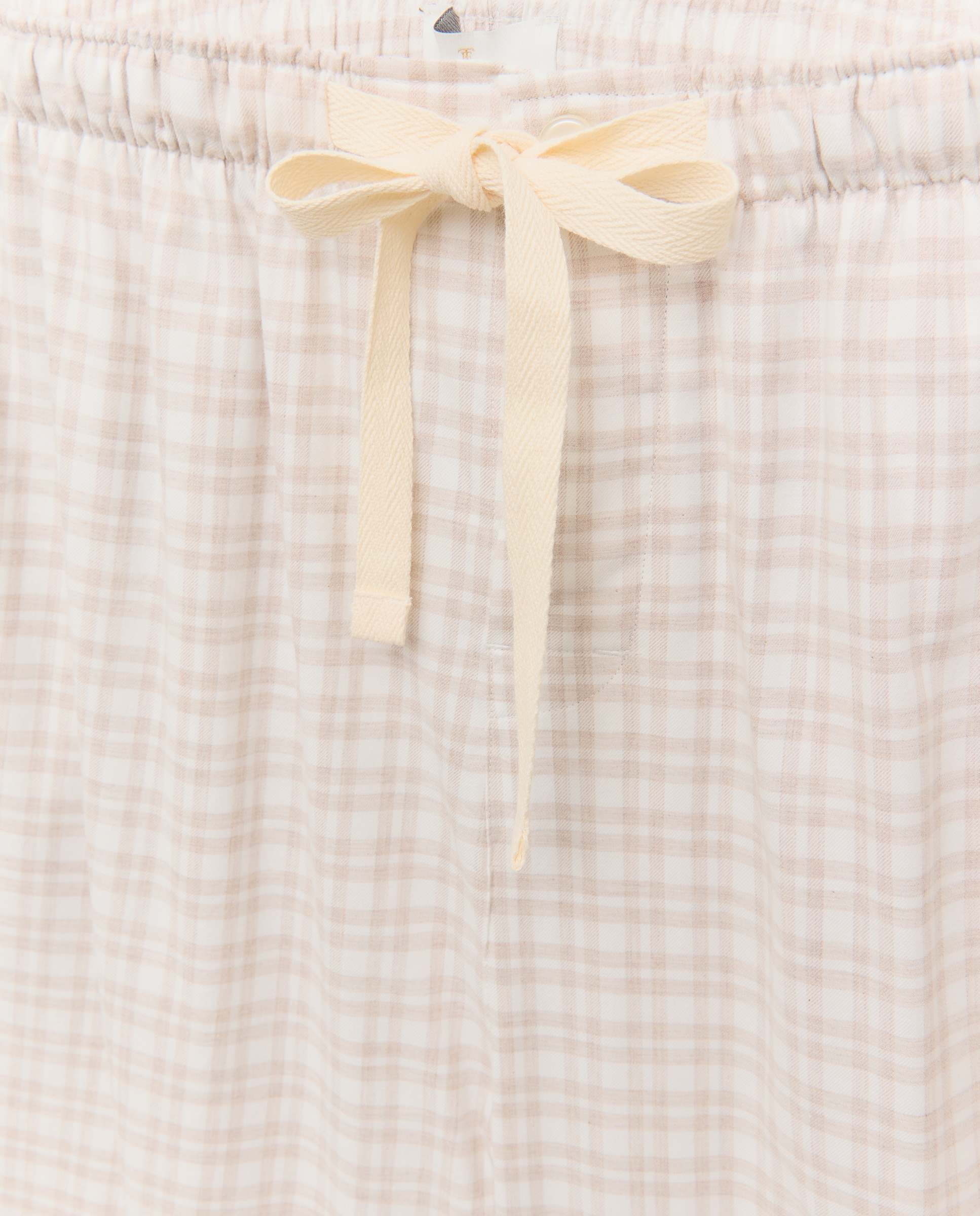 Pijama cuadros viyela 100% algodón sostenible hombre - Emidio Tucci - Beige Beige-4