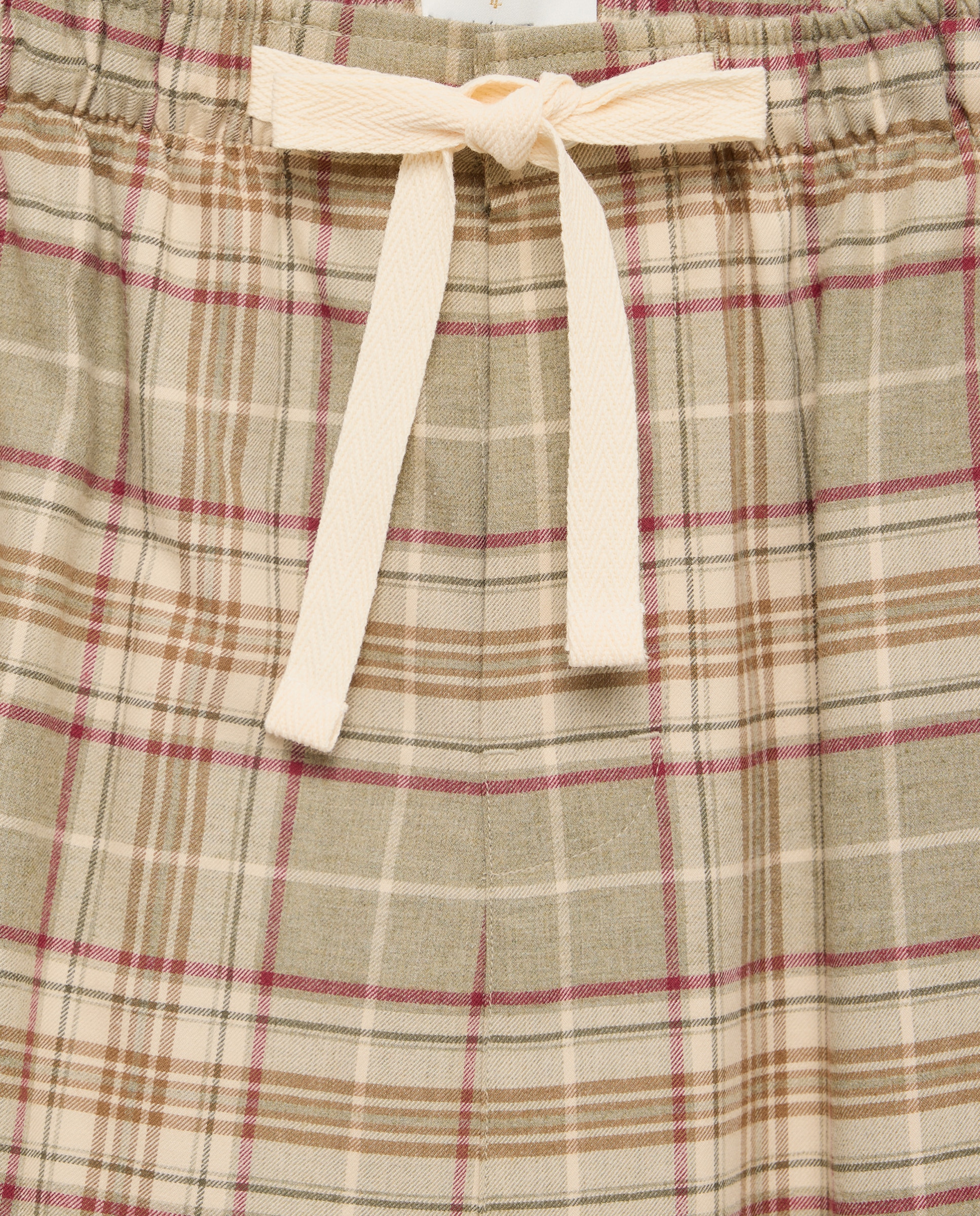 Pijama cuadros viyela 100% algodón sostenible hombre - Emidio Tucci - Kaki Kaki-4