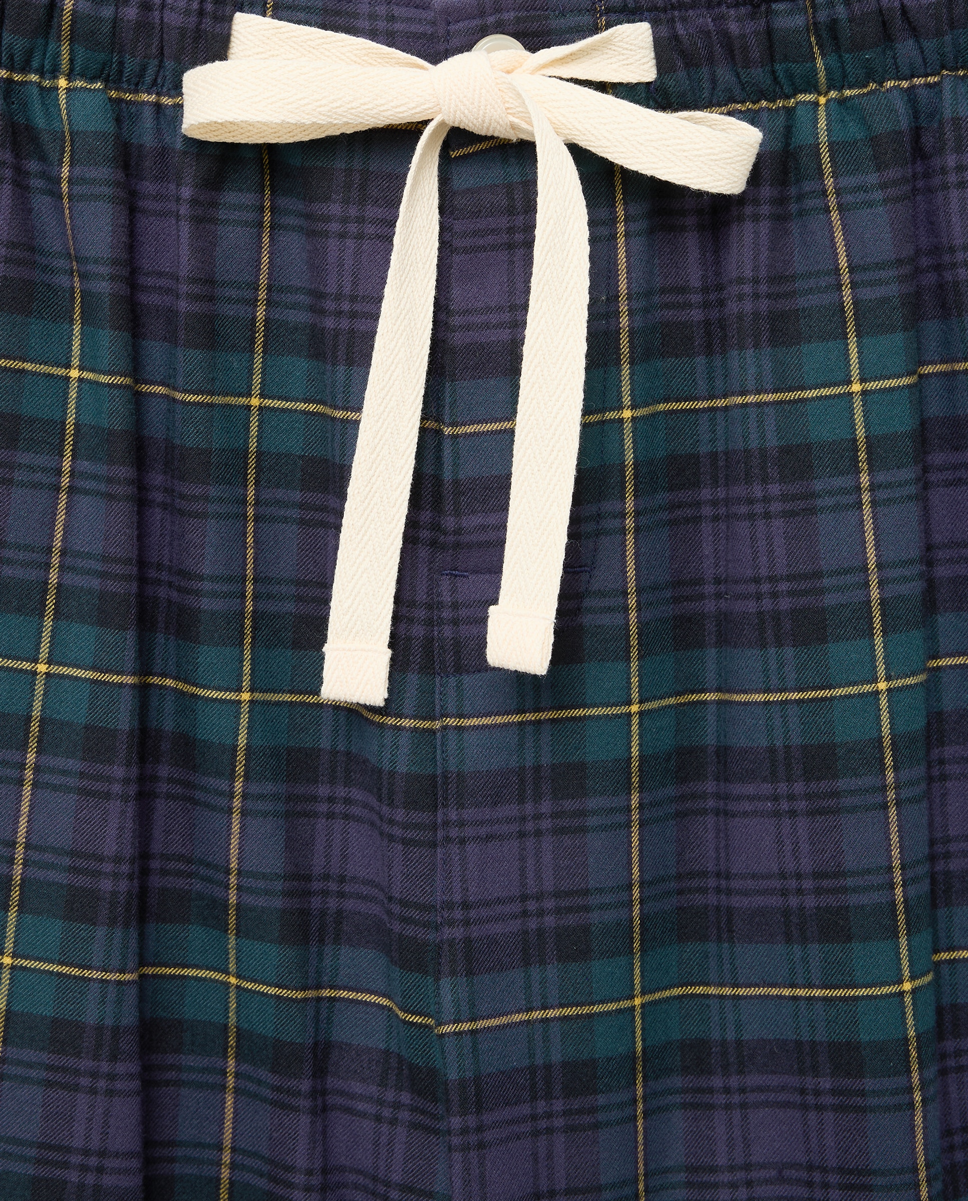 Pijama de cuadros franela 100% algodón sostenible hombre - Emidio Tucci - Azul marino Azul marino-4