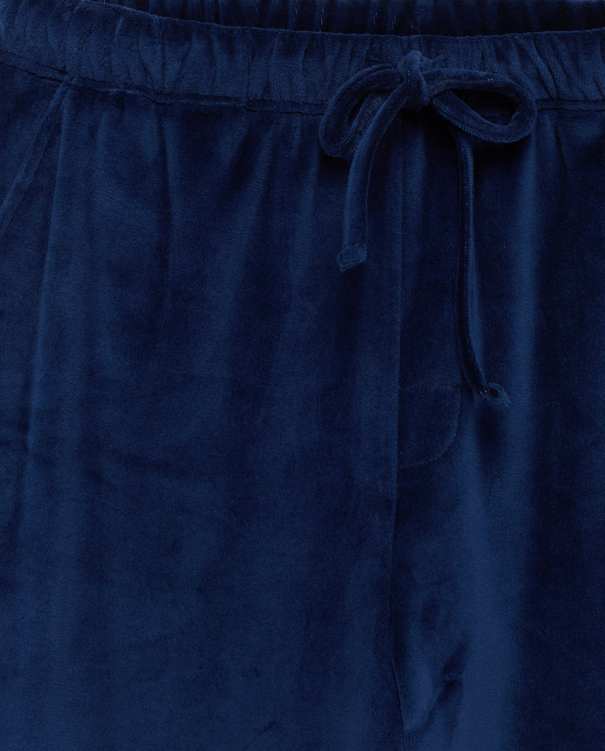 Pijama rayas velour mezcla con algodón hombre - Emidio Tucci - Azul marino Azul marino-4