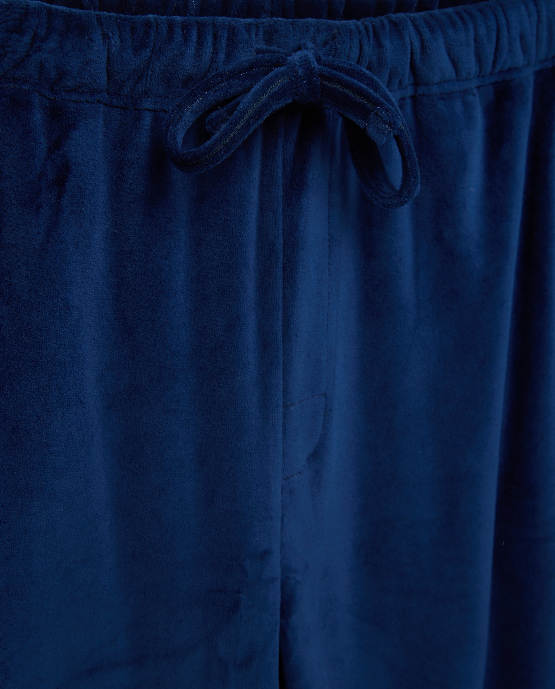 Pijama rayas velour mezcla con algodón hombre - Emidio Tucci - Azul marino Azul marino-4