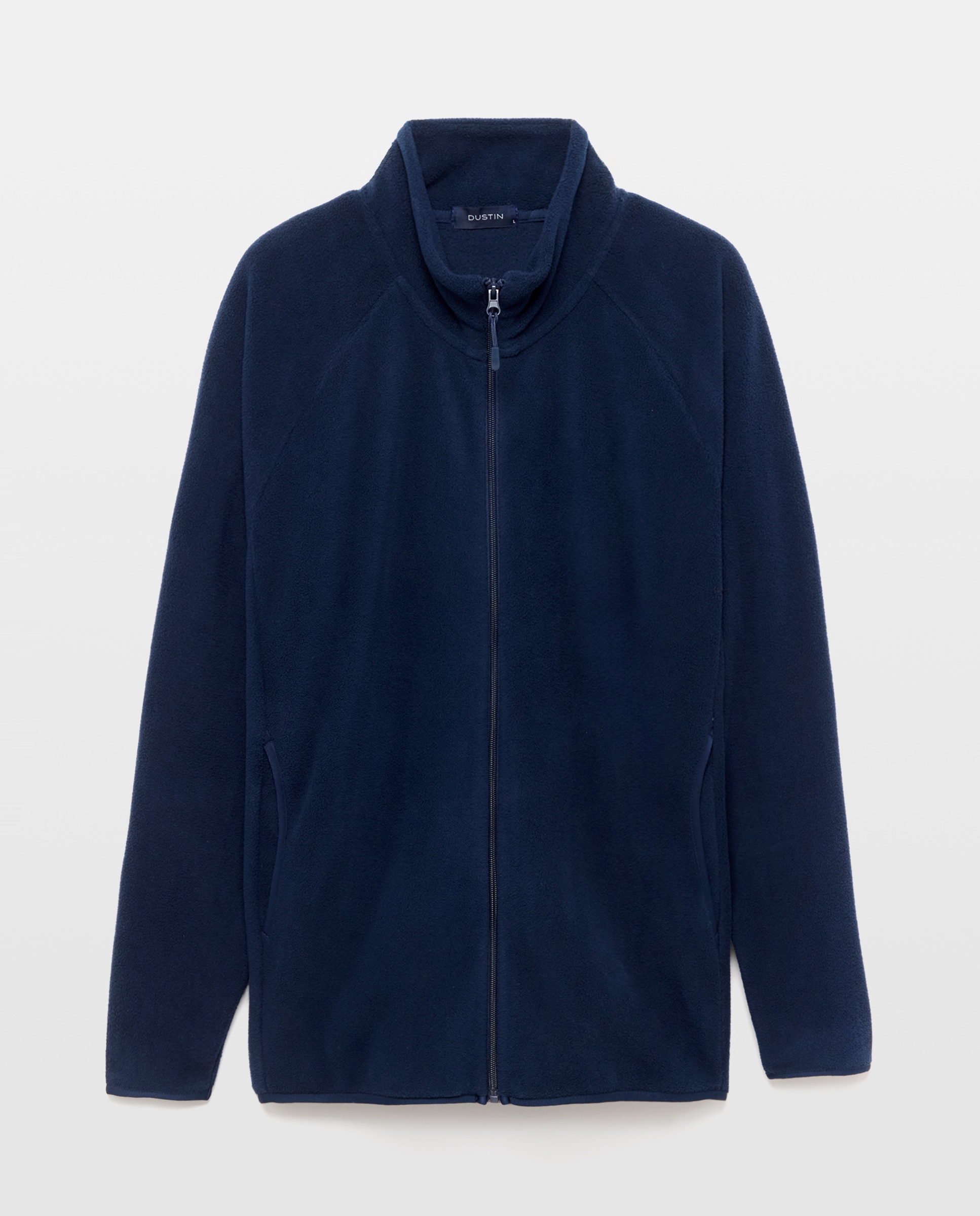 Chaqueta cremallera polar lisa de hombre - Dustin - Azul marino Azul marino-4