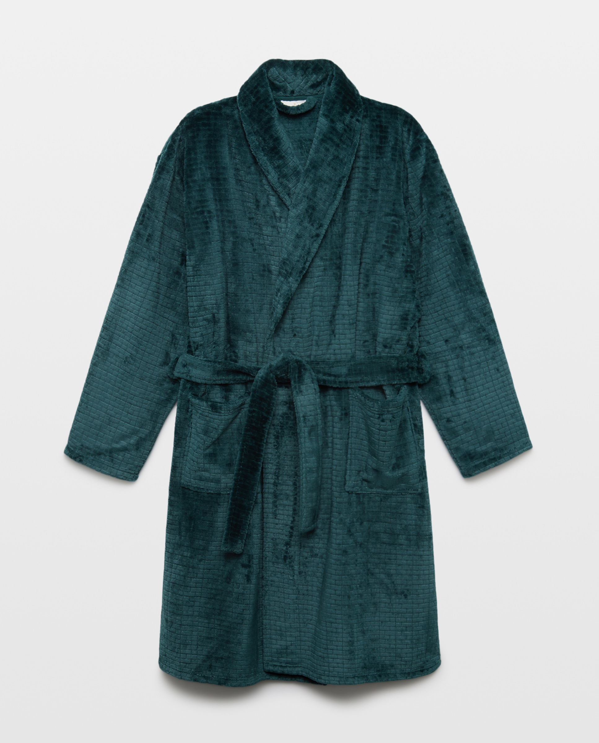 Imagem 0 de Robe em Velour com Estrutura Axadrezada