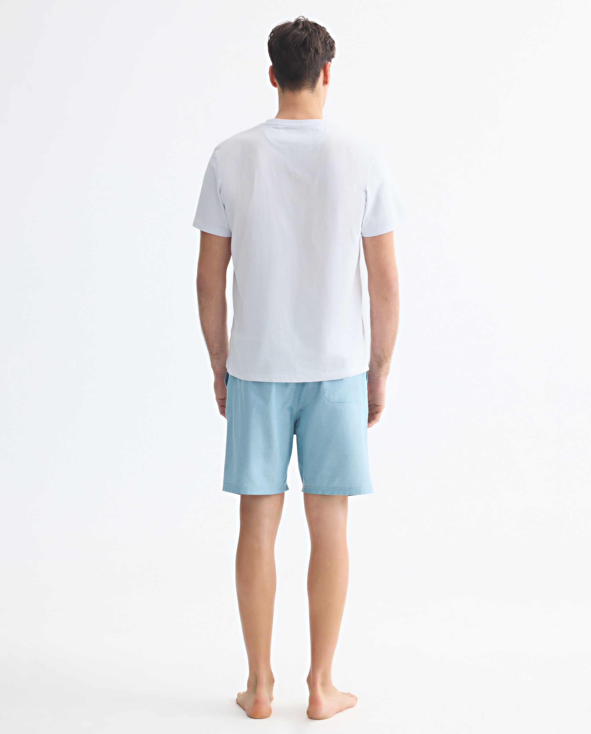 Pijama Misto Curto Azul-claro-2