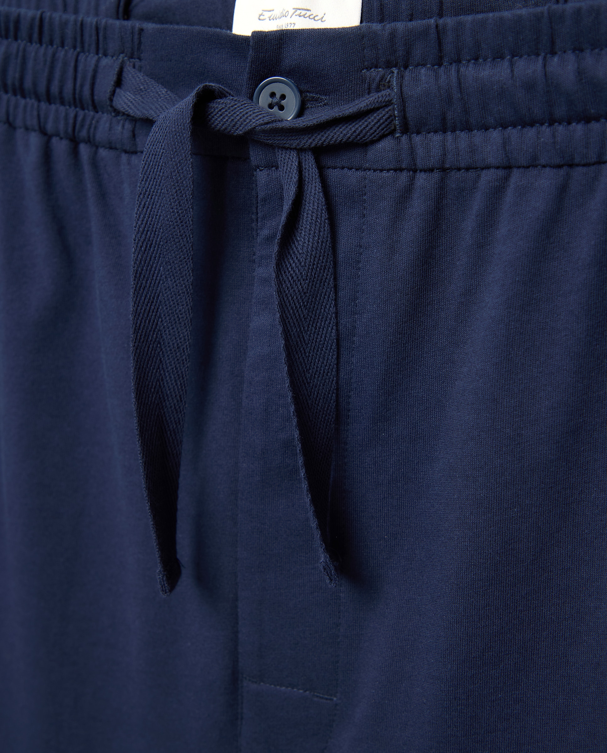 Calções de Pijama em Algodão Tamanhos Grandes Azul-marinho-5