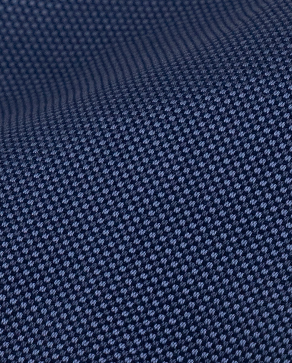 Gravata de Seda com Textura a Condizer Azul-2