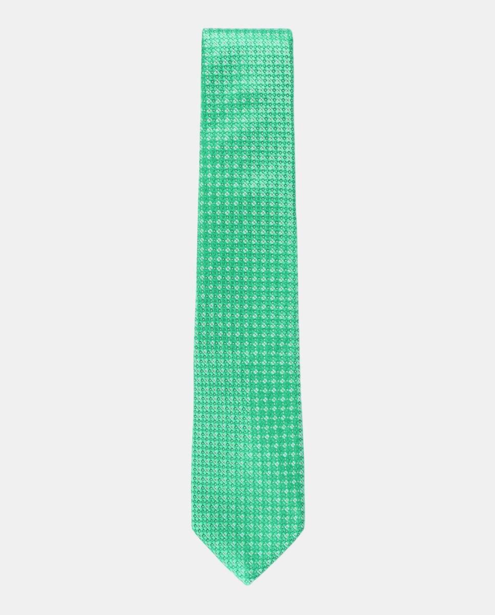 Imagen 0 de Corbata seda jacquard hombre Verde