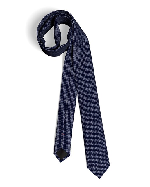 Corbata de seda suave al tacto con estampado de hombre,