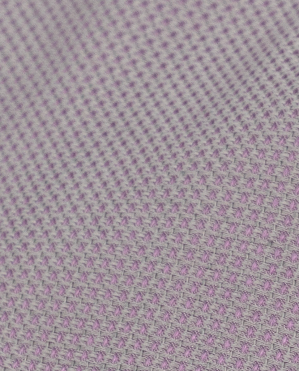 Gravata de Seda com Textura a Condizer Roxo-2
