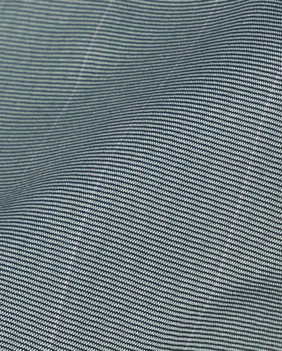 Gravata de Seda com Estampado às Riscas. Verde-2